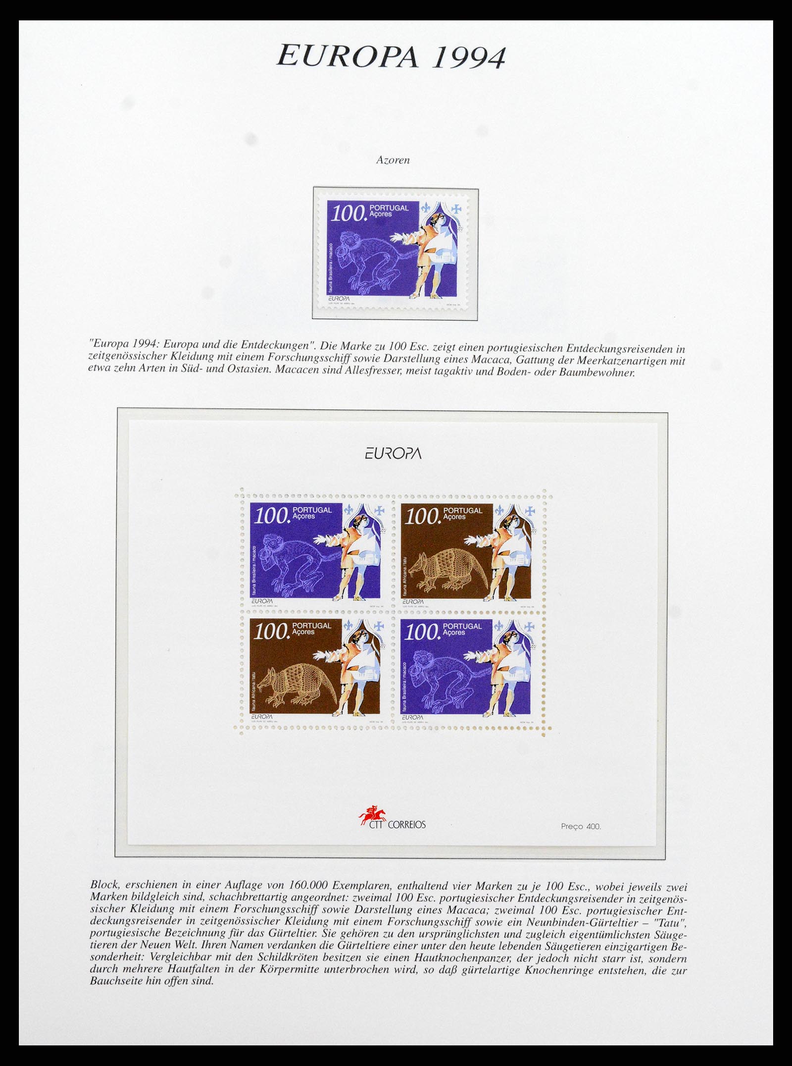 37188 044 - Postzegelverzameling 37188 Europa CEPT 1993-2007.