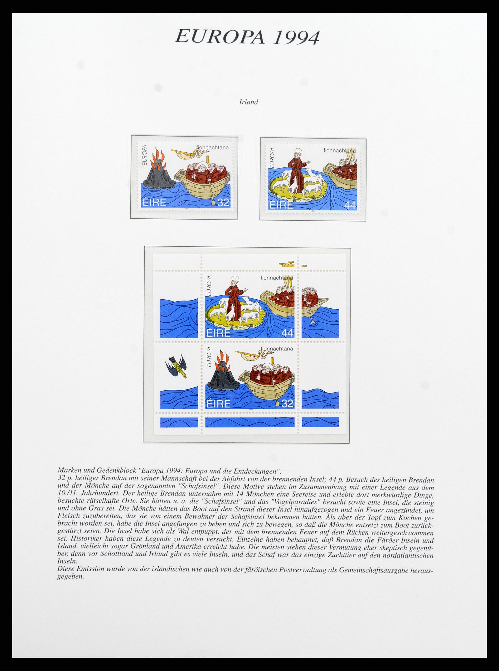 37188 045 - Postzegelverzameling 37188 Europa CEPT 1993-2007.