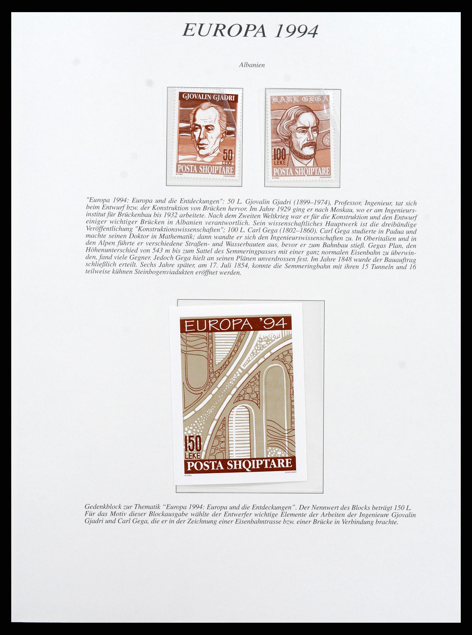 37188 058 - Postzegelverzameling 37188 Europa CEPT 1993-2007.