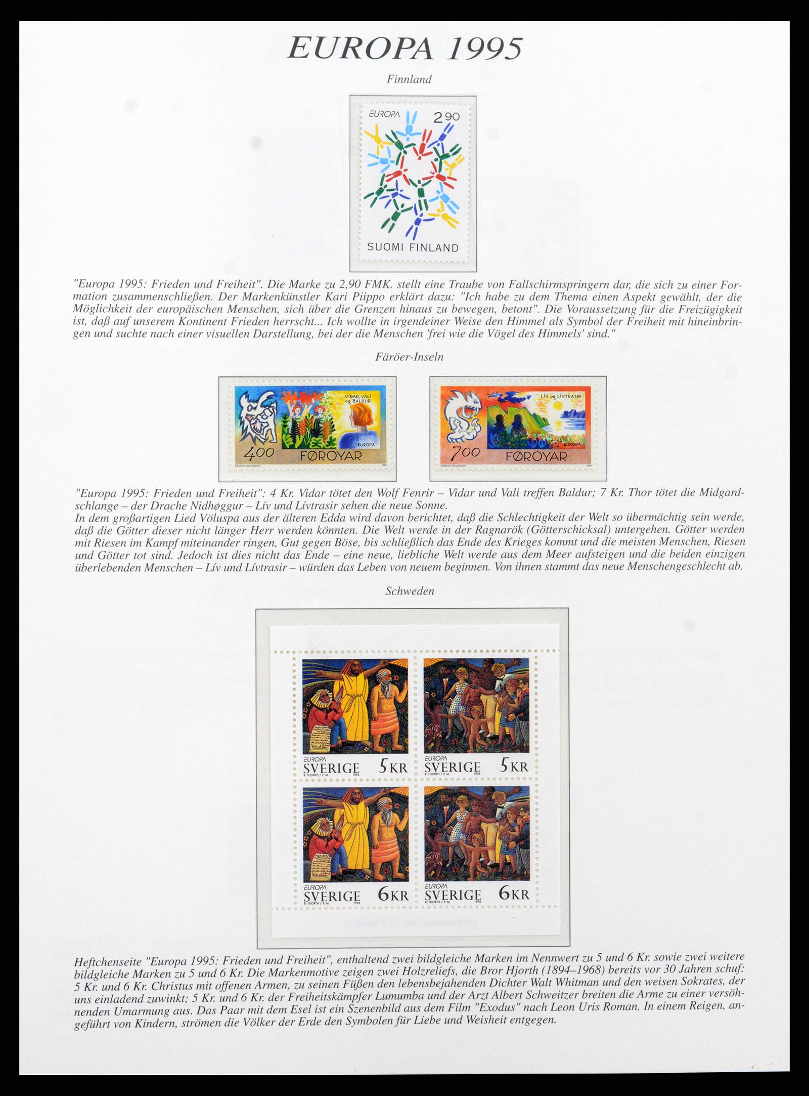 37188 059 - Postzegelverzameling 37188 Europa CEPT 1993-2007.