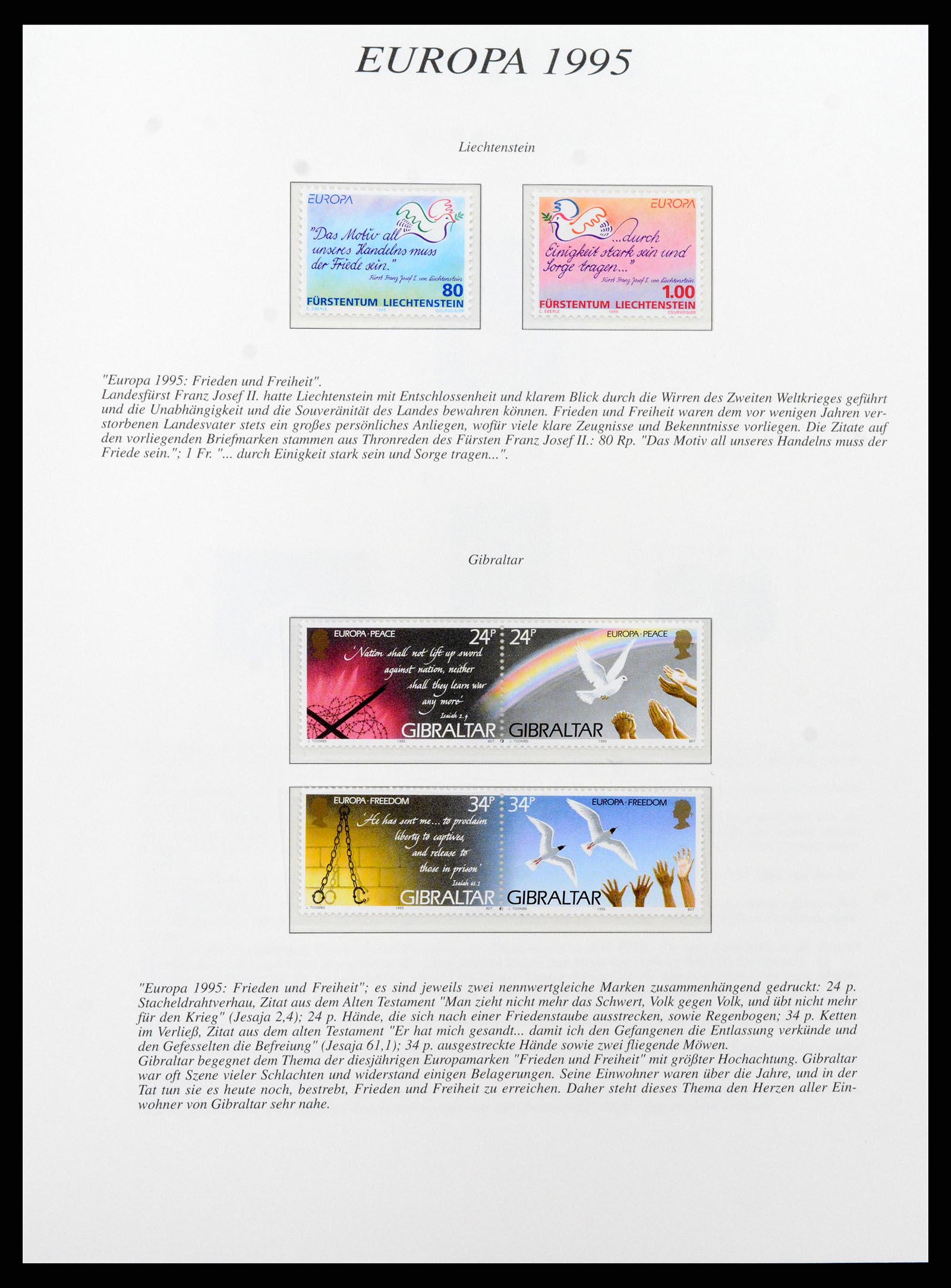 37188 061 - Stamp collection 37188 Europa CEPT 1993-2007.