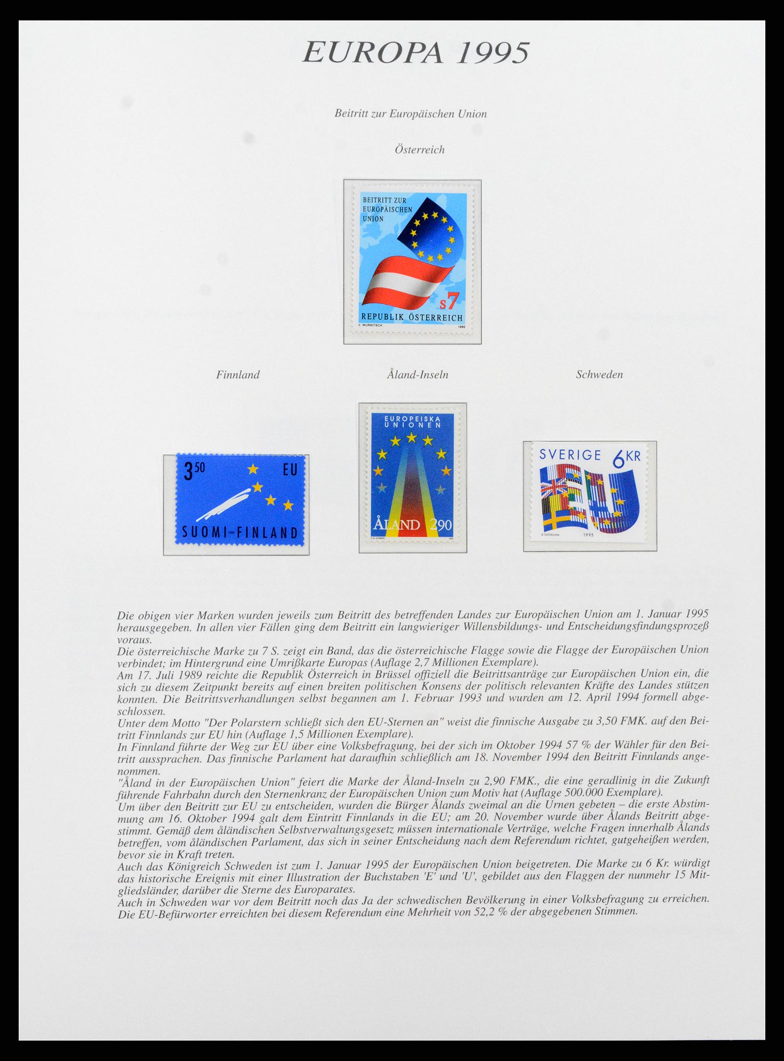 37188 062 - Stamp collection 37188 Europa CEPT 1993-2007.