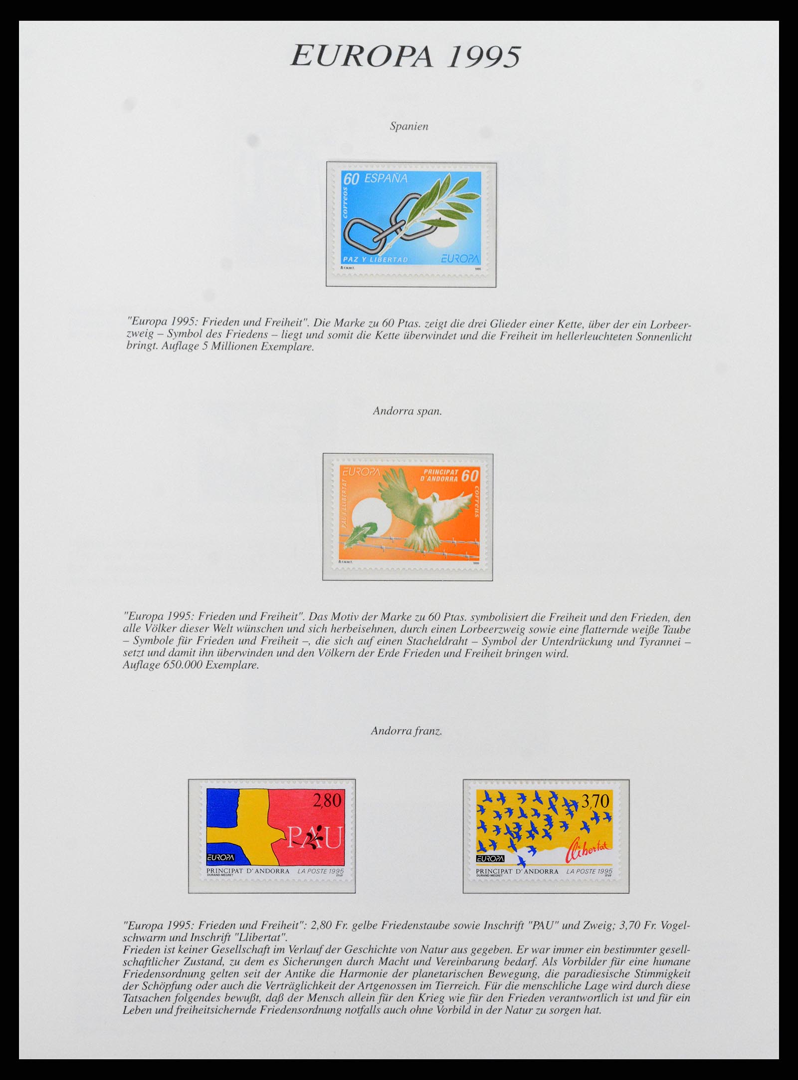 37188 065 - Stamp collection 37188 Europa CEPT 1993-2007.