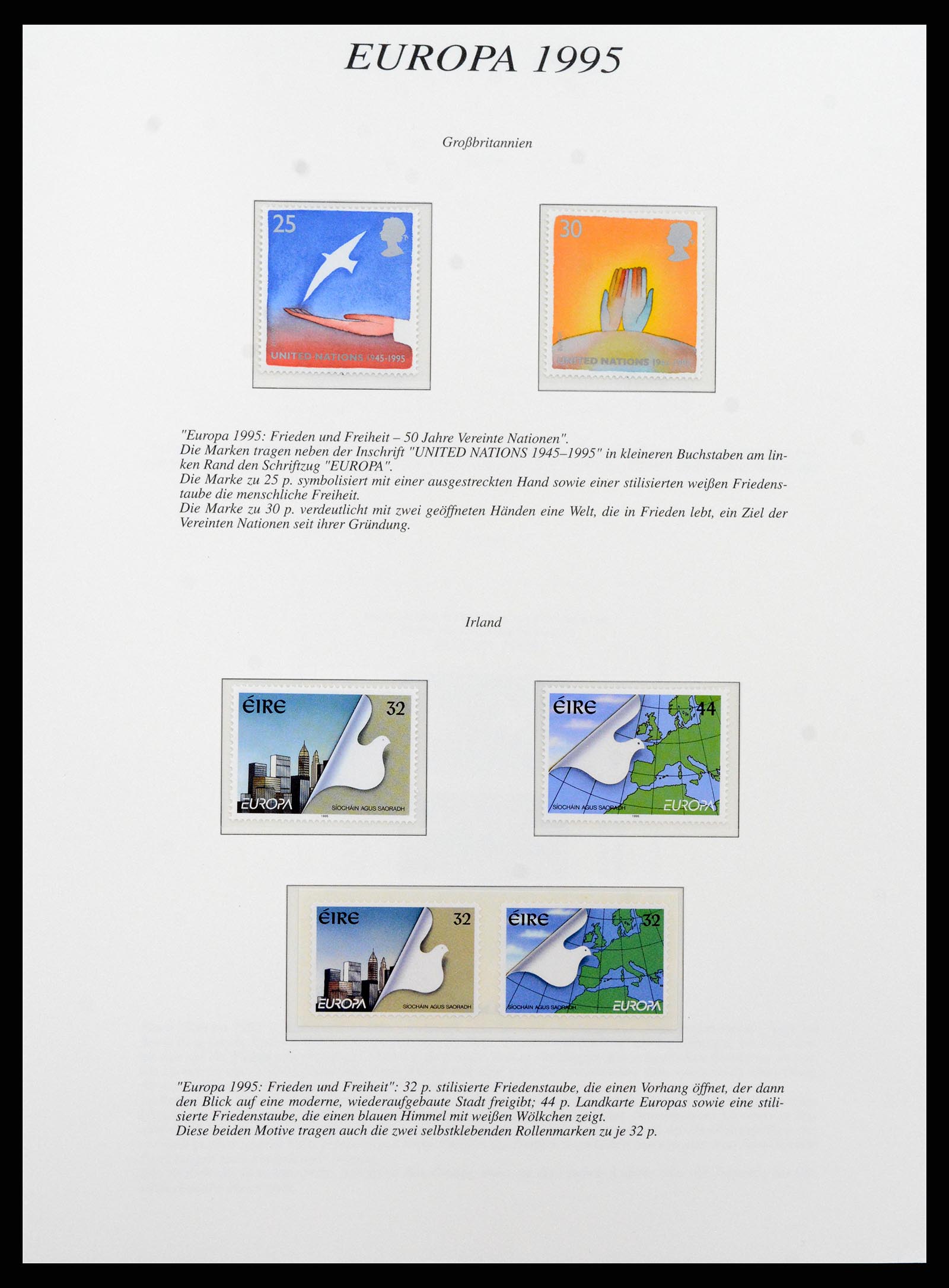 37188 072 - Stamp collection 37188 Europa CEPT 1993-2007.