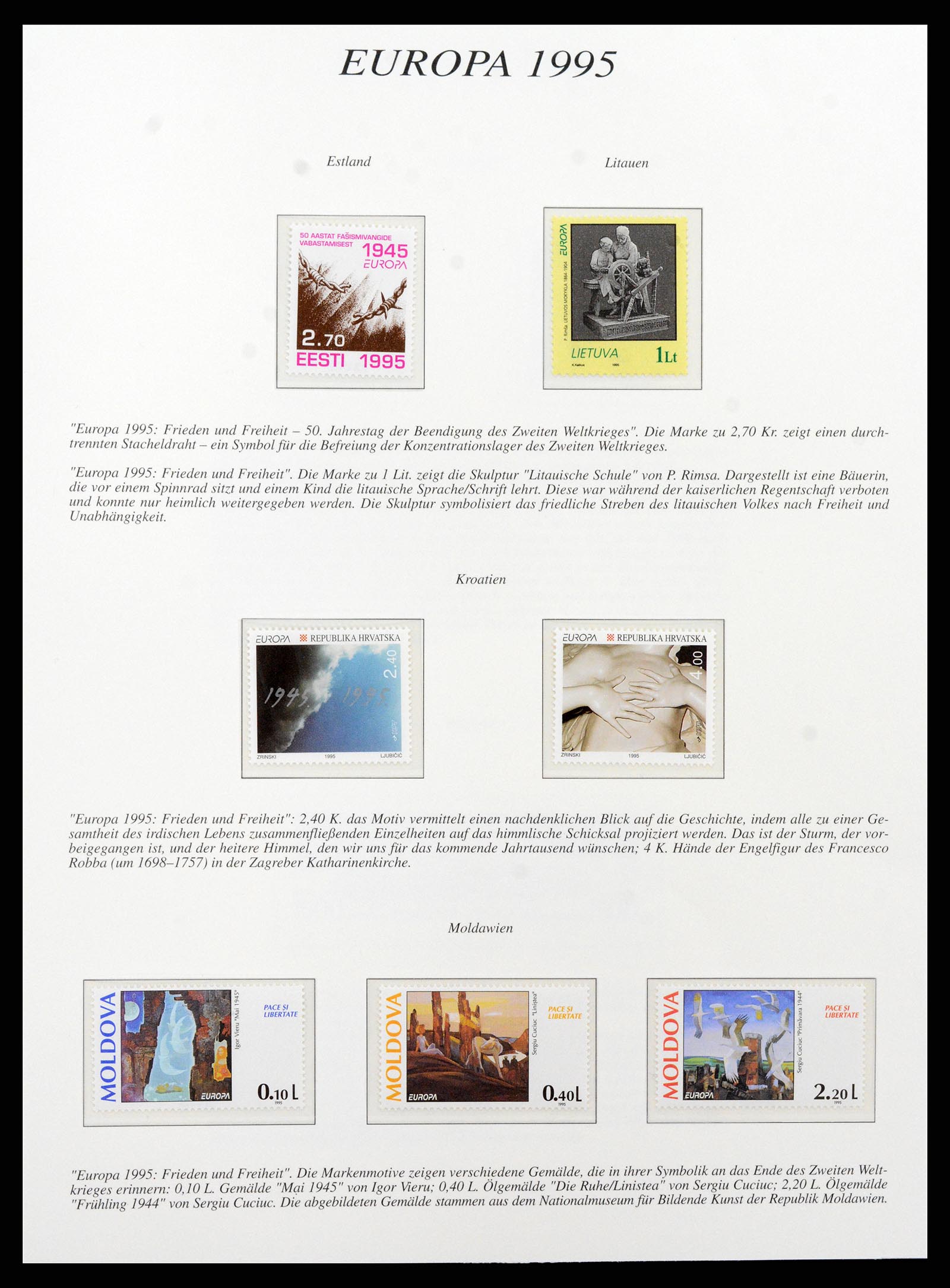 37188 075 - Stamp collection 37188 Europa CEPT 1993-2007.