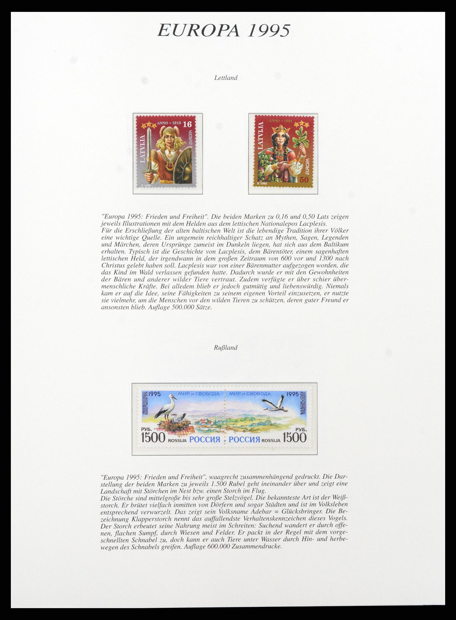 37188 076 - Stamp collection 37188 Europa CEPT 1993-2007.