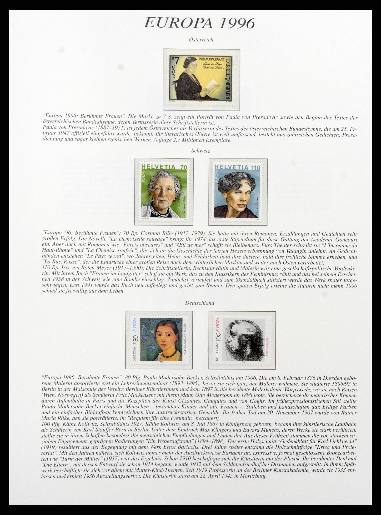 37188 082 - Postzegelverzameling 37188 Europa CEPT 1993-2007.