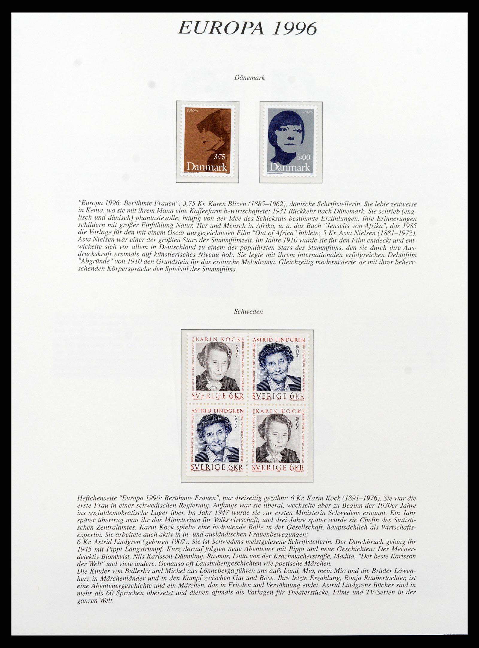 37188 083 - Postzegelverzameling 37188 Europa CEPT 1993-2007.