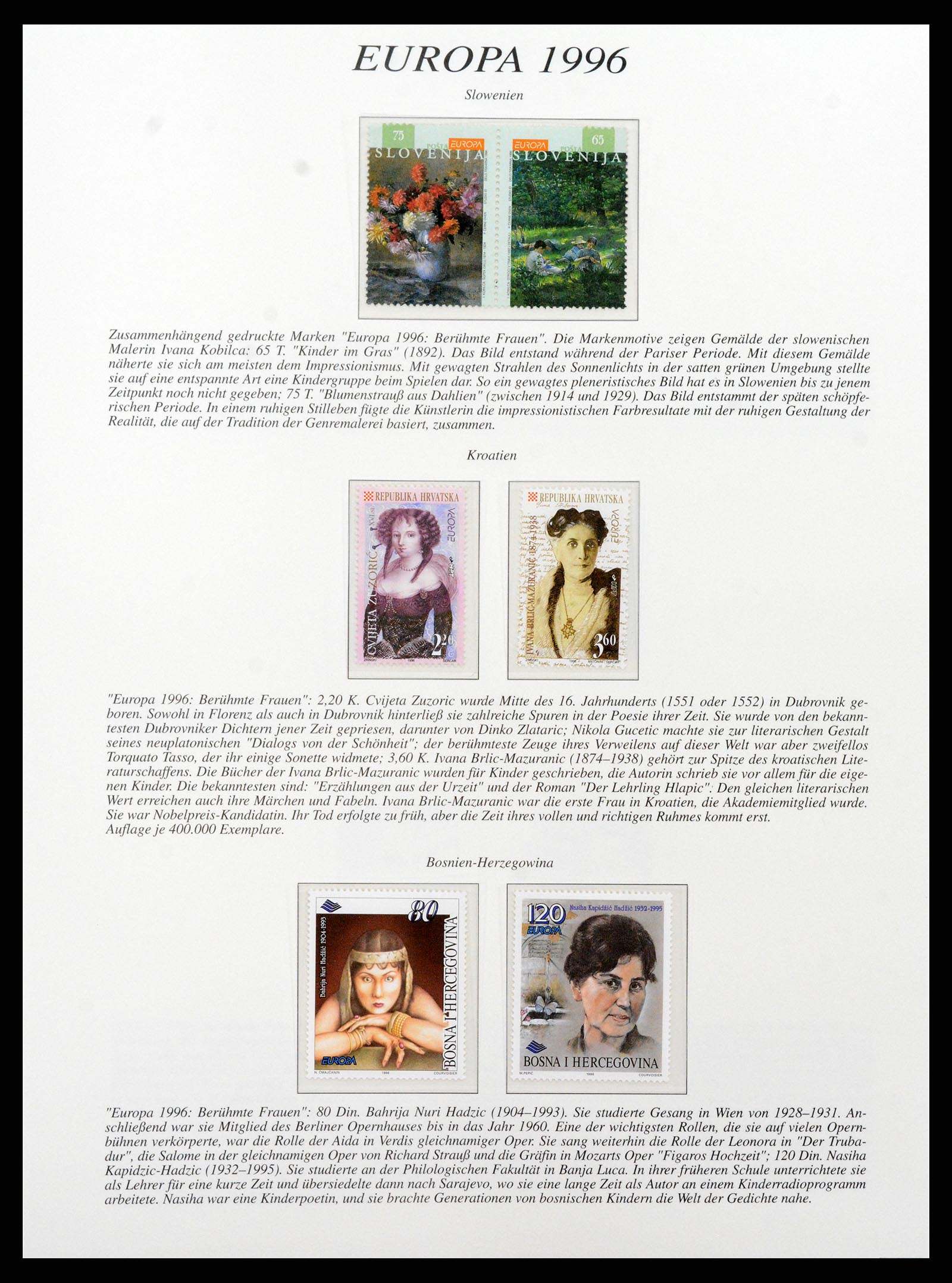 37188 087 - Postzegelverzameling 37188 Europa CEPT 1993-2007.
