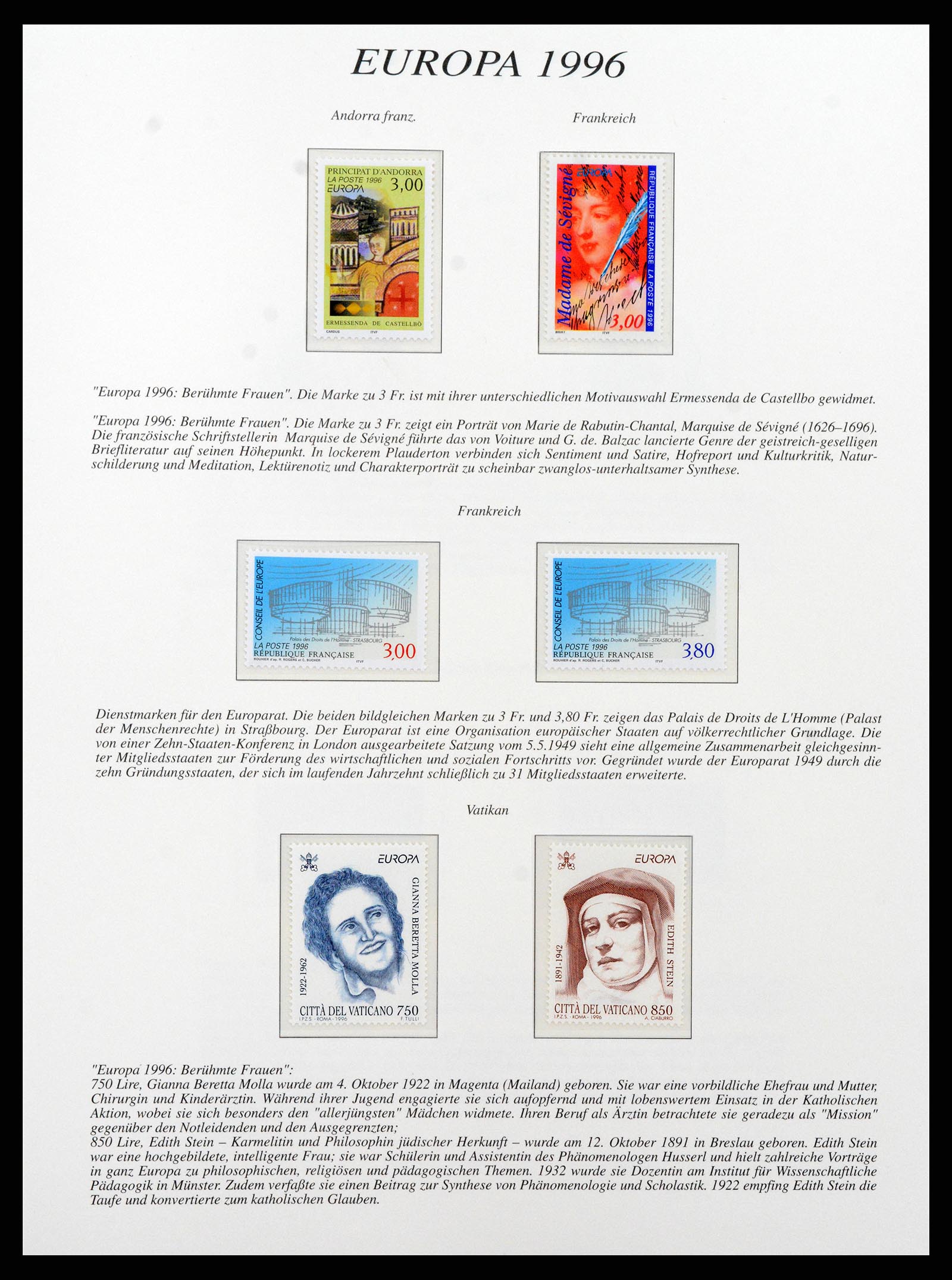 37188 089 - Stamp collection 37188 Europa CEPT 1993-2007.