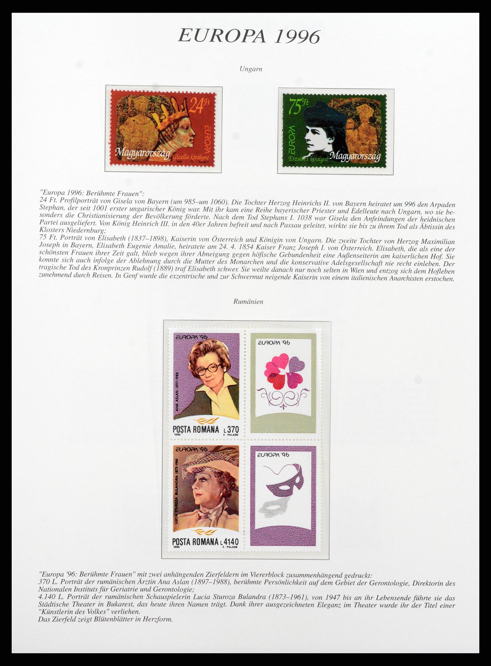 37188 096 - Stamp collection 37188 Europa CEPT 1993-2007.