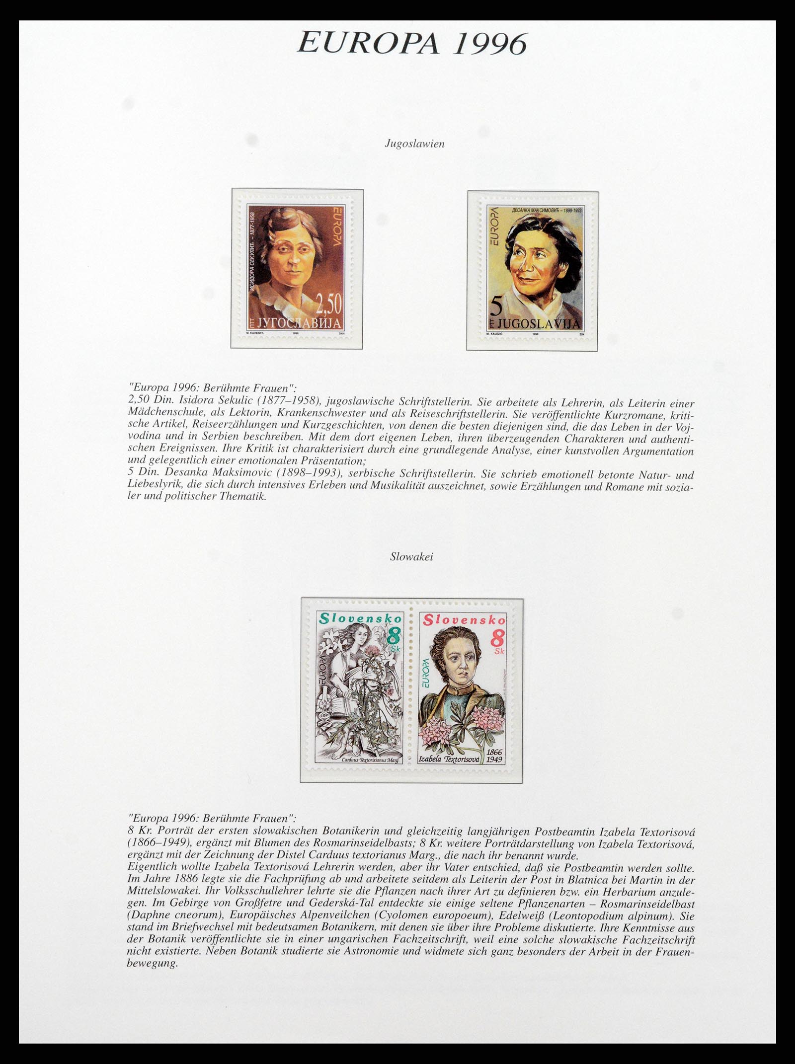 37188 098 - Postzegelverzameling 37188 Europa CEPT 1993-2007.