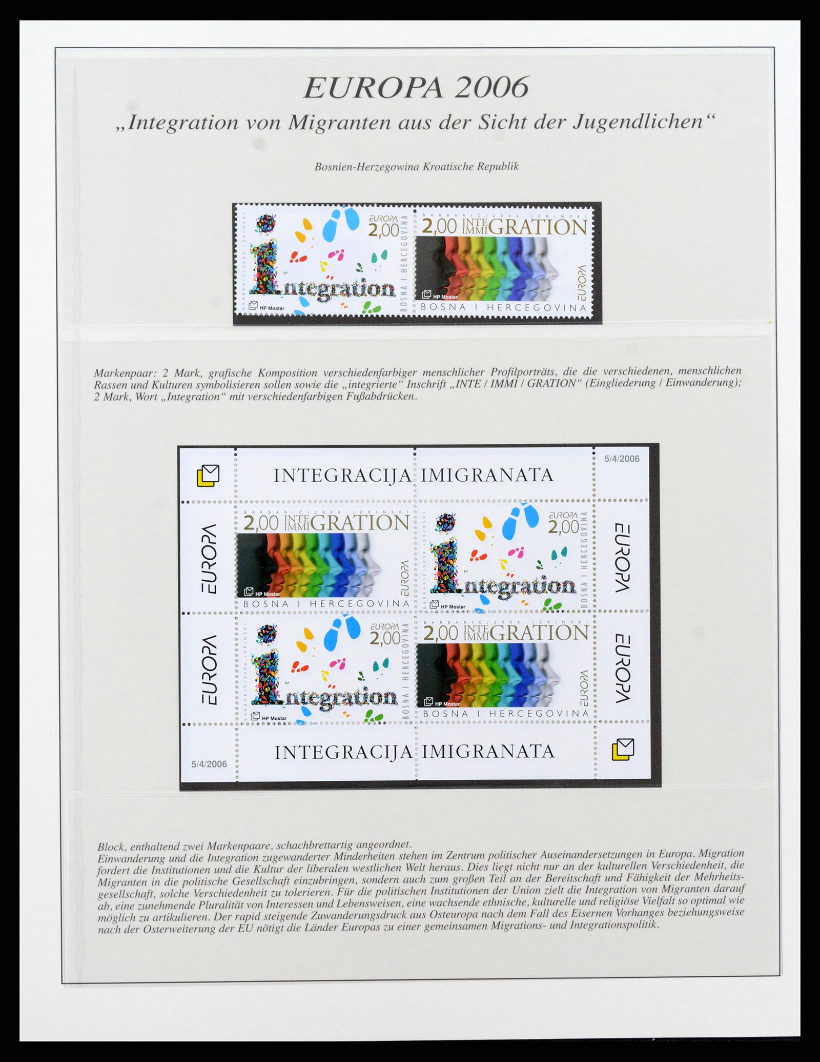 37188 321 - Postzegelverzameling 37188 Europa CEPT 1993-2007.