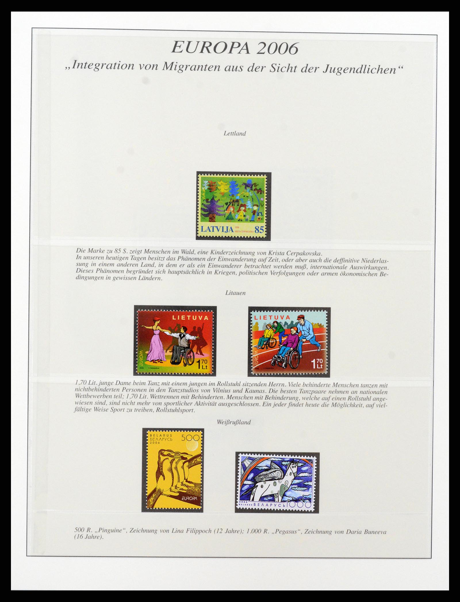 37188 334 - Postzegelverzameling 37188 Europa CEPT 1993-2007.