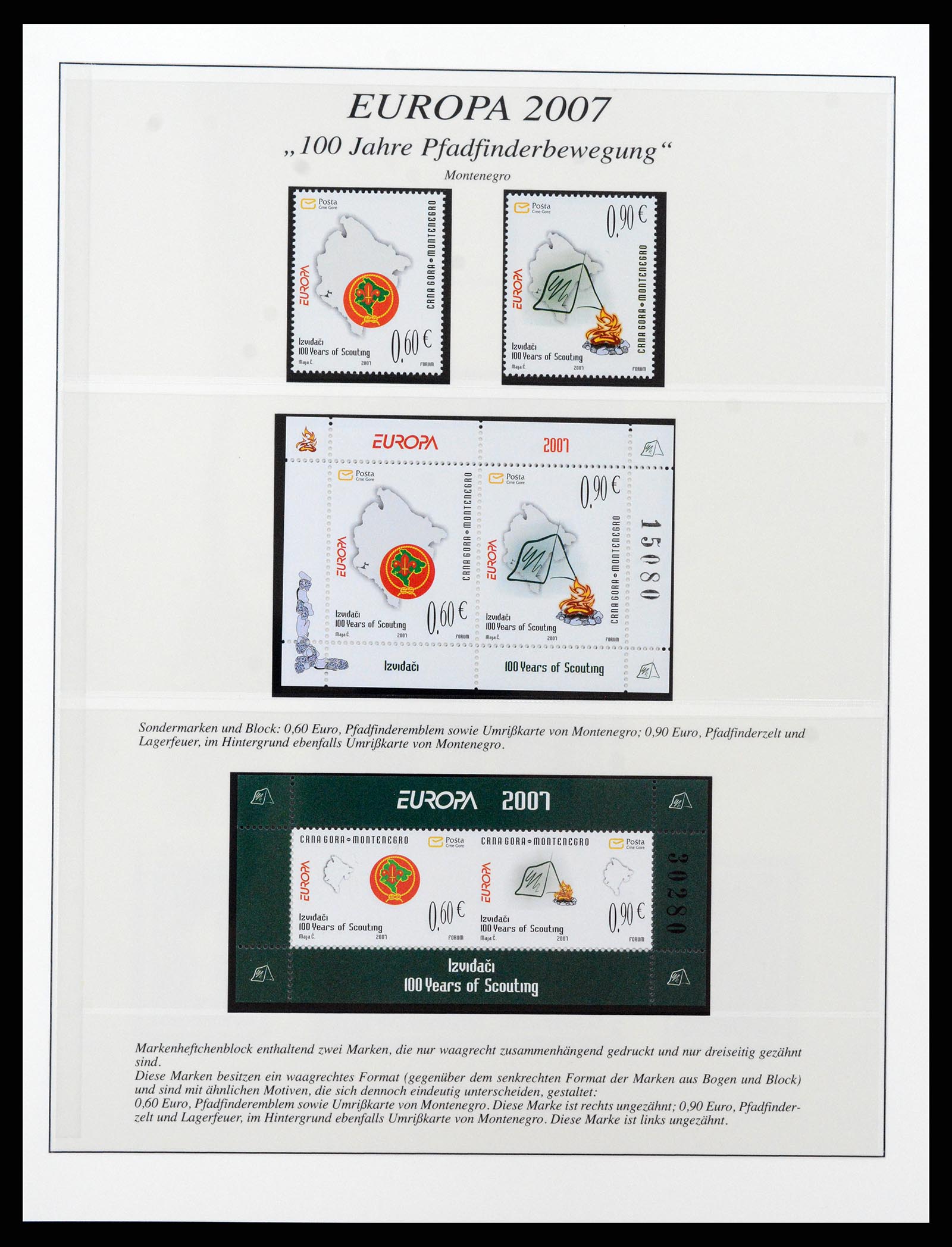 37188 358 - Stamp collection 37188 Europa CEPT 1993-2007.