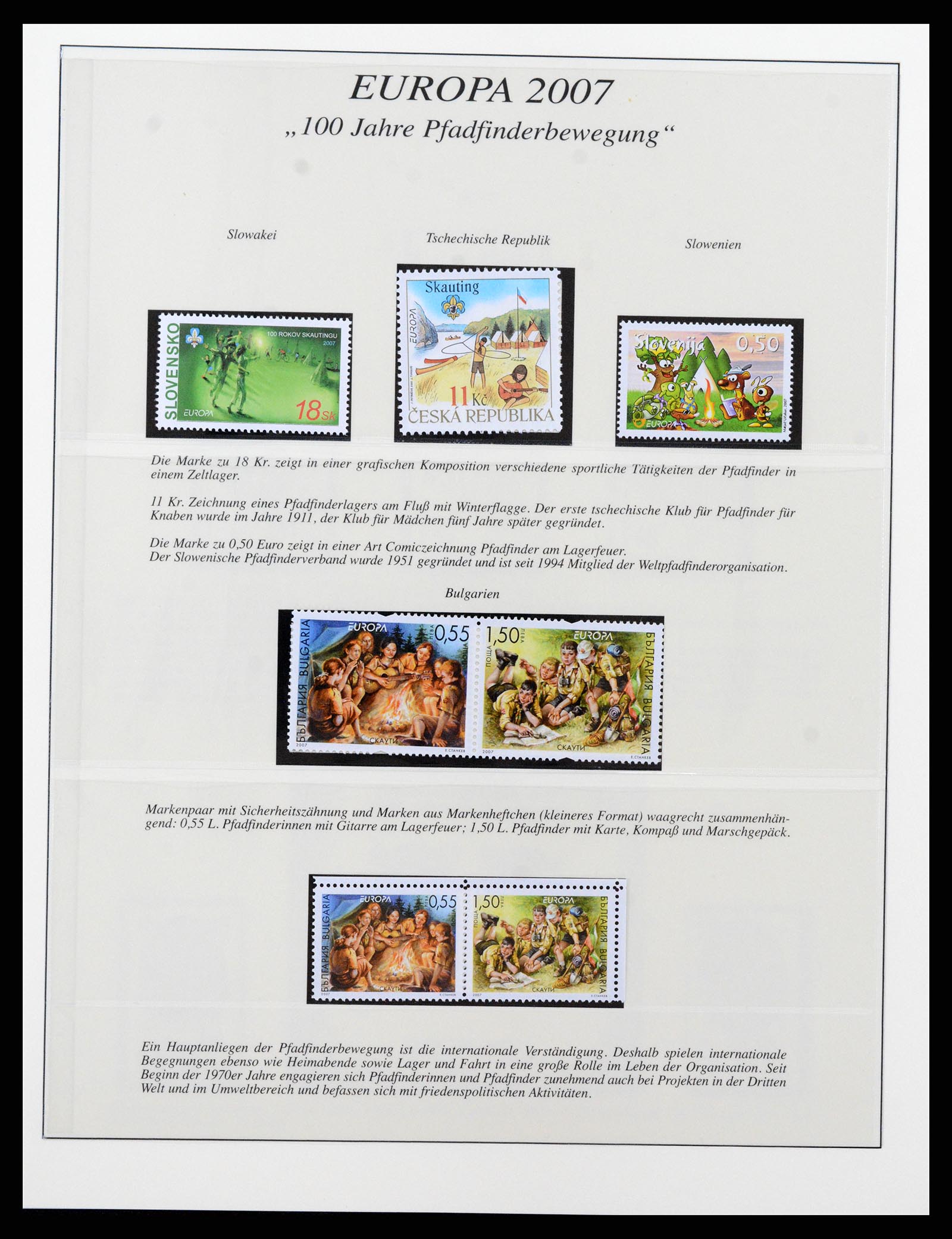 37188 362 - Postzegelverzameling 37188 Europa CEPT 1993-2007.