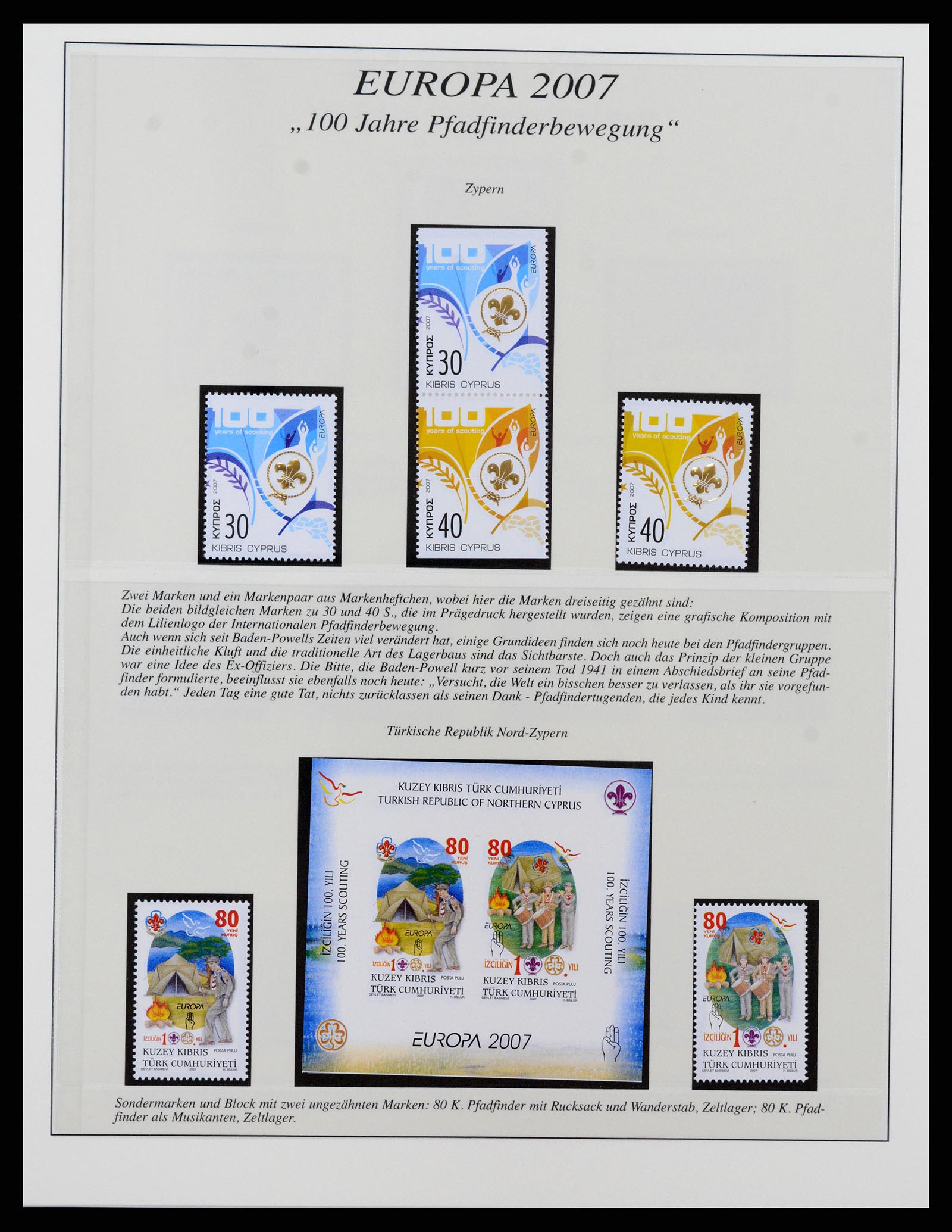 37188 363 - Postzegelverzameling 37188 Europa CEPT 1993-2007.