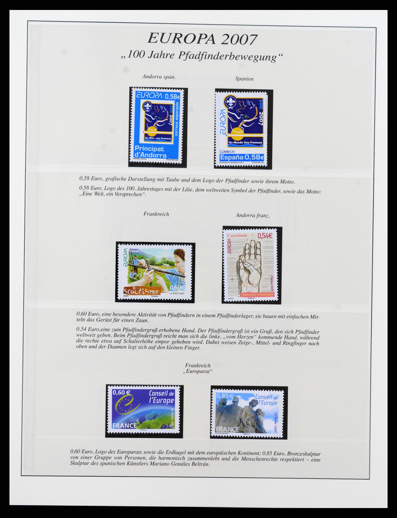 37188 365 - Postzegelverzameling 37188 Europa CEPT 1993-2007.