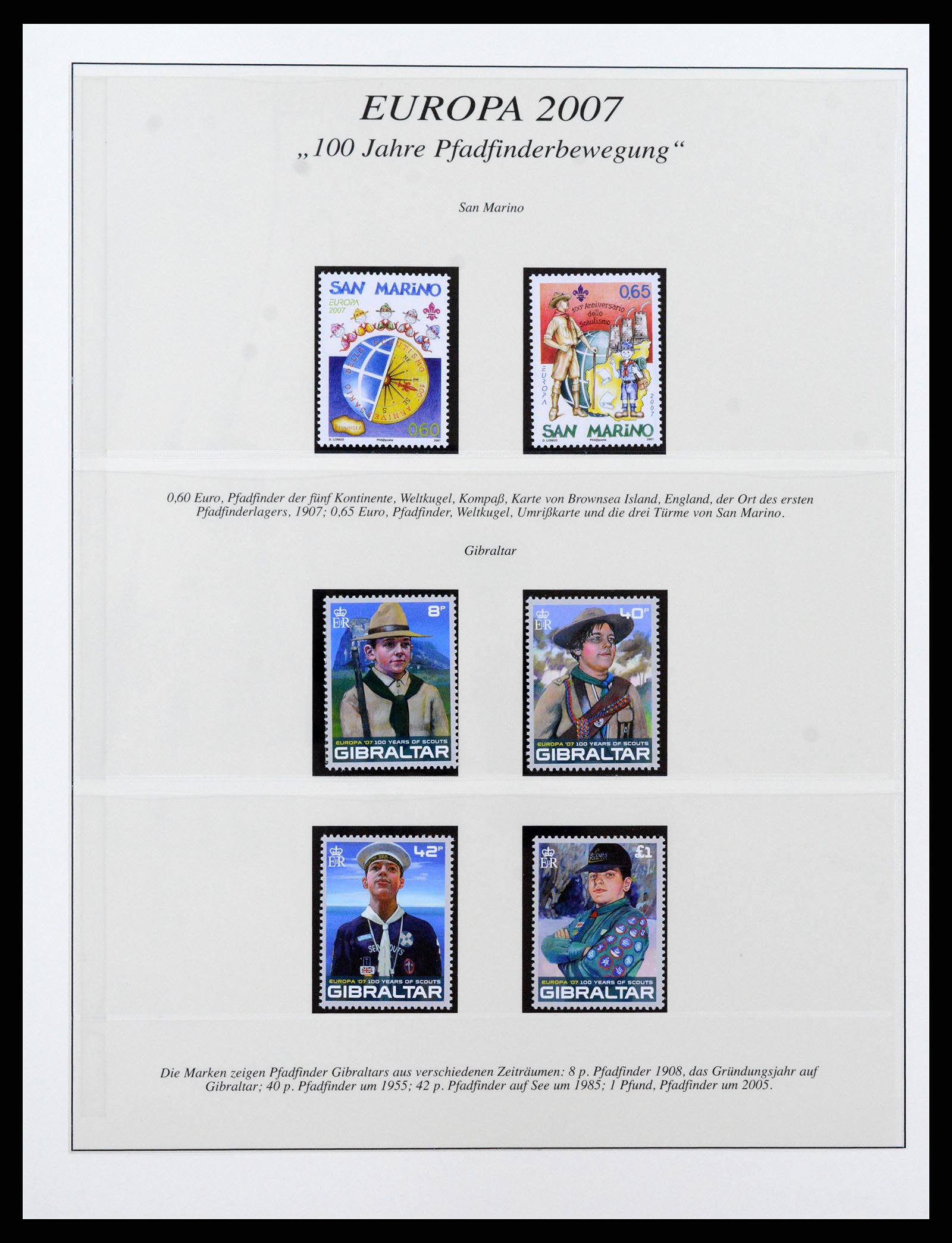 37188 367 - Postzegelverzameling 37188 Europa CEPT 1993-2007.