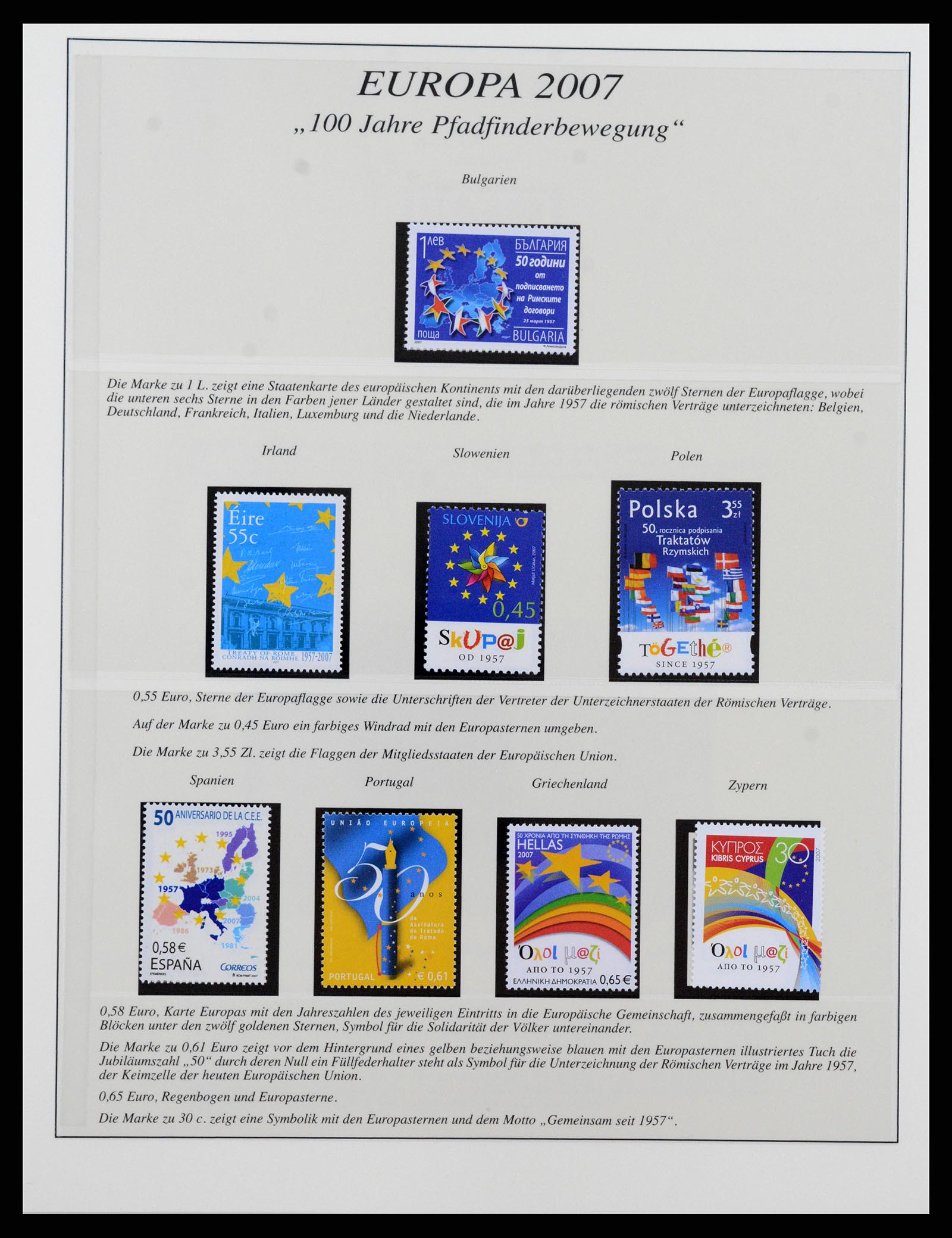 37188 368 - Postzegelverzameling 37188 Europa CEPT 1993-2007.