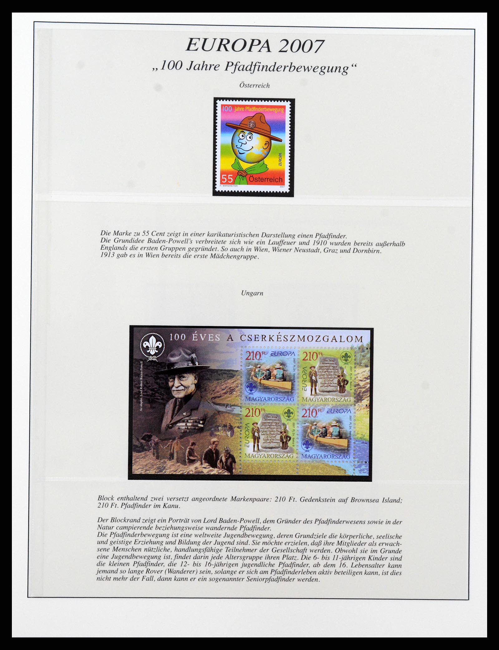 37188 369 - Postzegelverzameling 37188 Europa CEPT 1993-2007.
