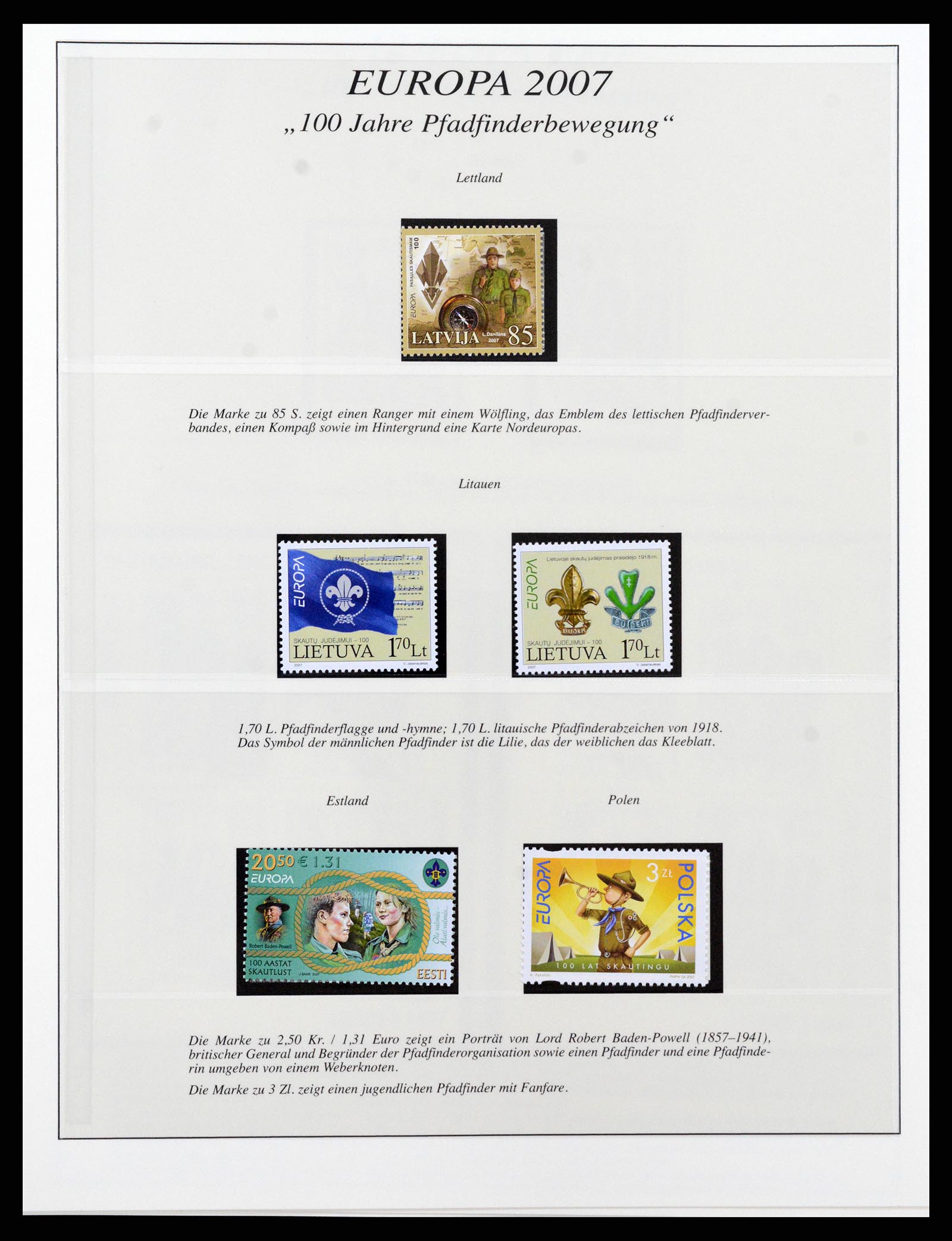 37188 370 - Postzegelverzameling 37188 Europa CEPT 1993-2007.
