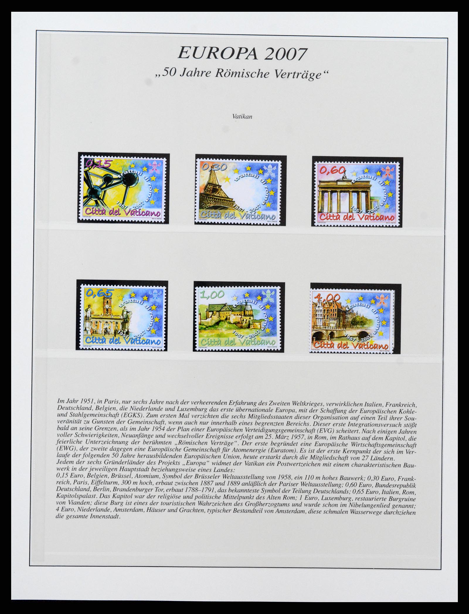 37188 376 - Postzegelverzameling 37188 Europa CEPT 1993-2007.