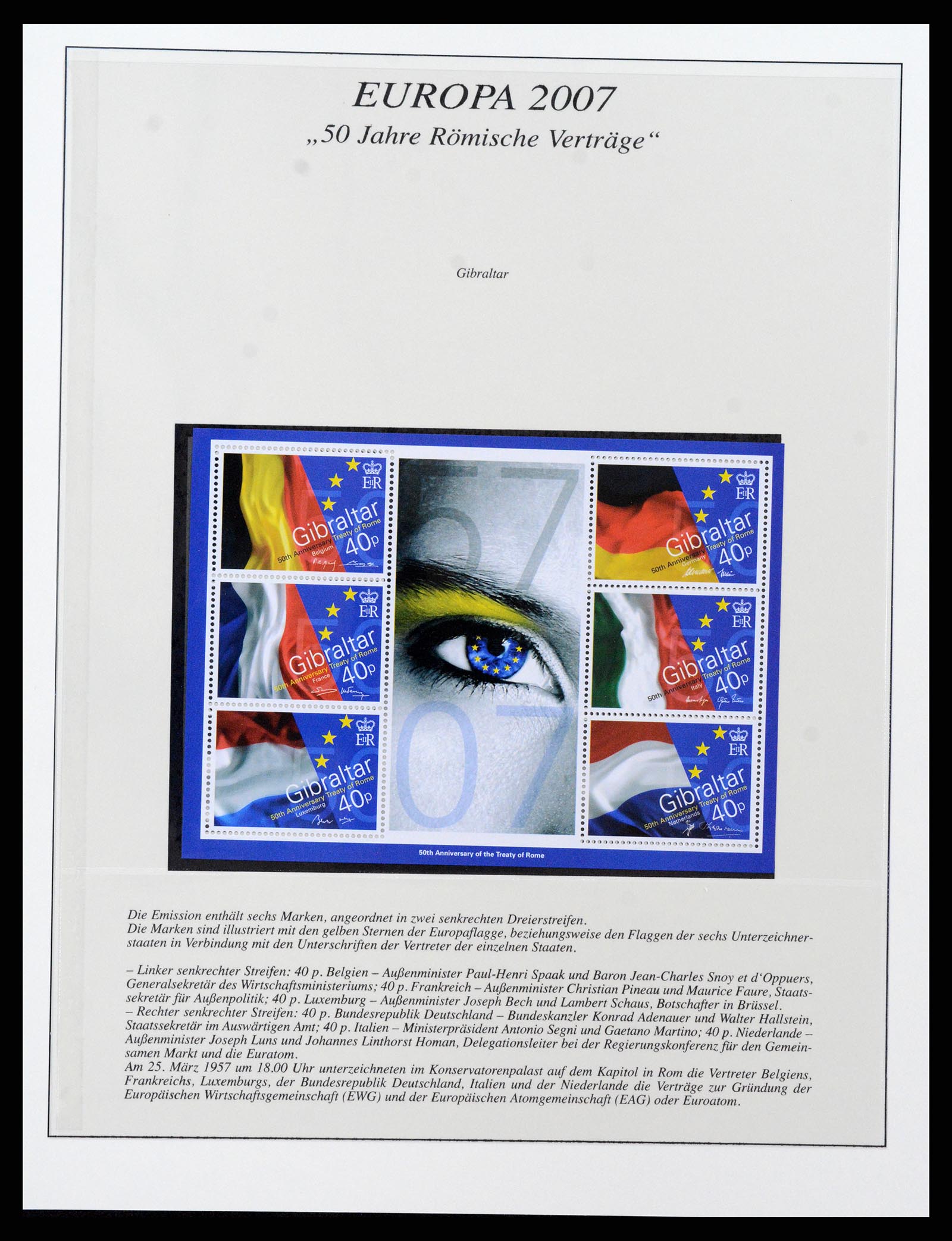 37188 380 - Postzegelverzameling 37188 Europa CEPT 1993-2007.