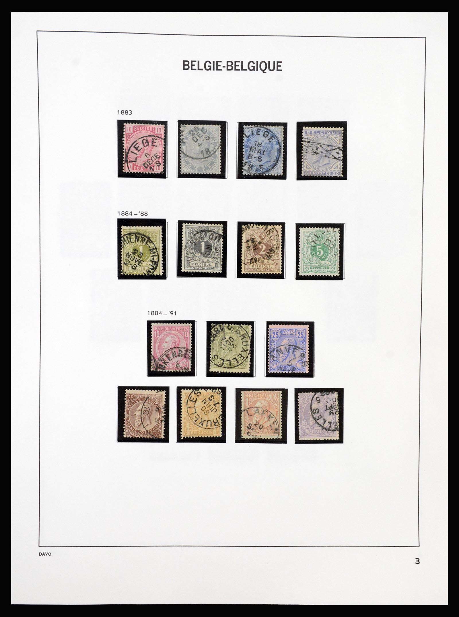 37189 003 - Postzegelverzameling 37189 België 1849-2006.