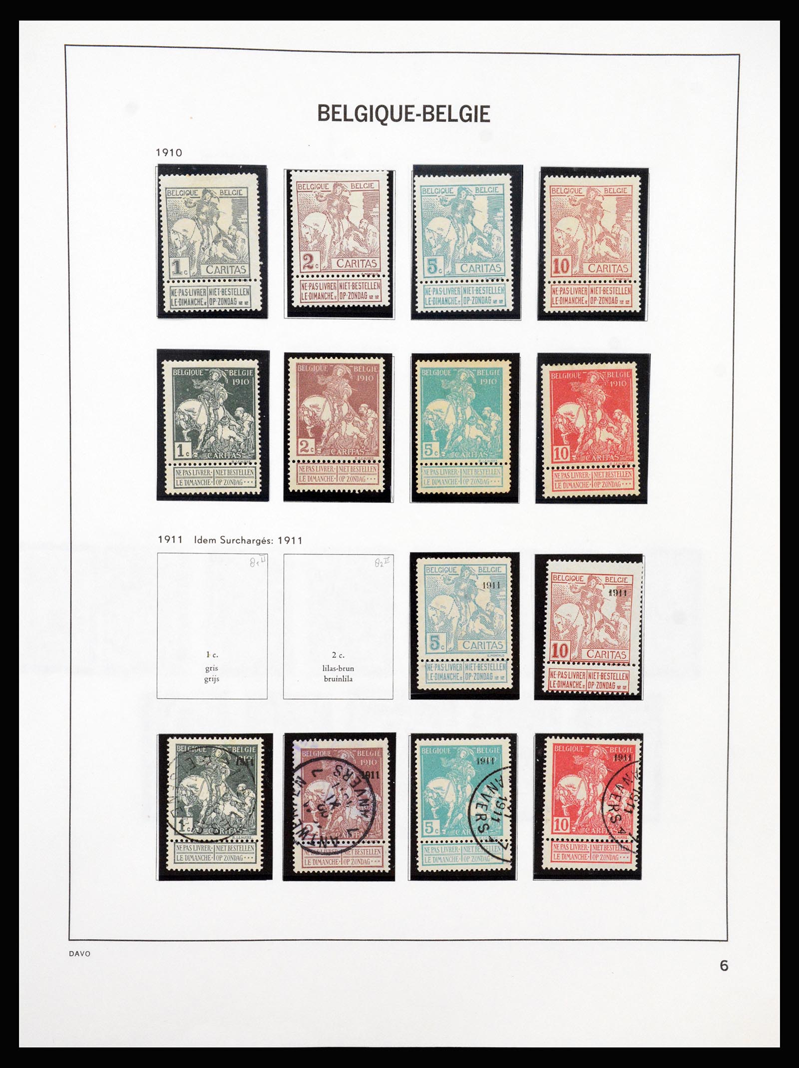 37189 006 - Stamp collection 37189 Belgium 1849-2006.