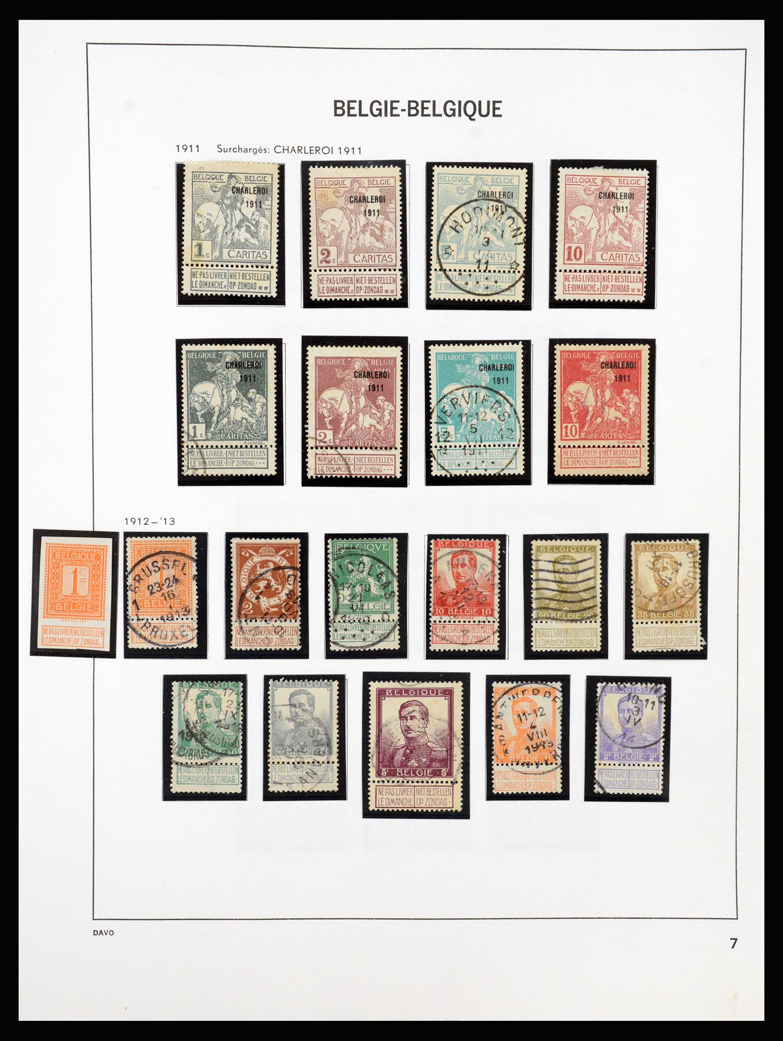 37189 007 - Stamp collection 37189 Belgium 1849-2006.