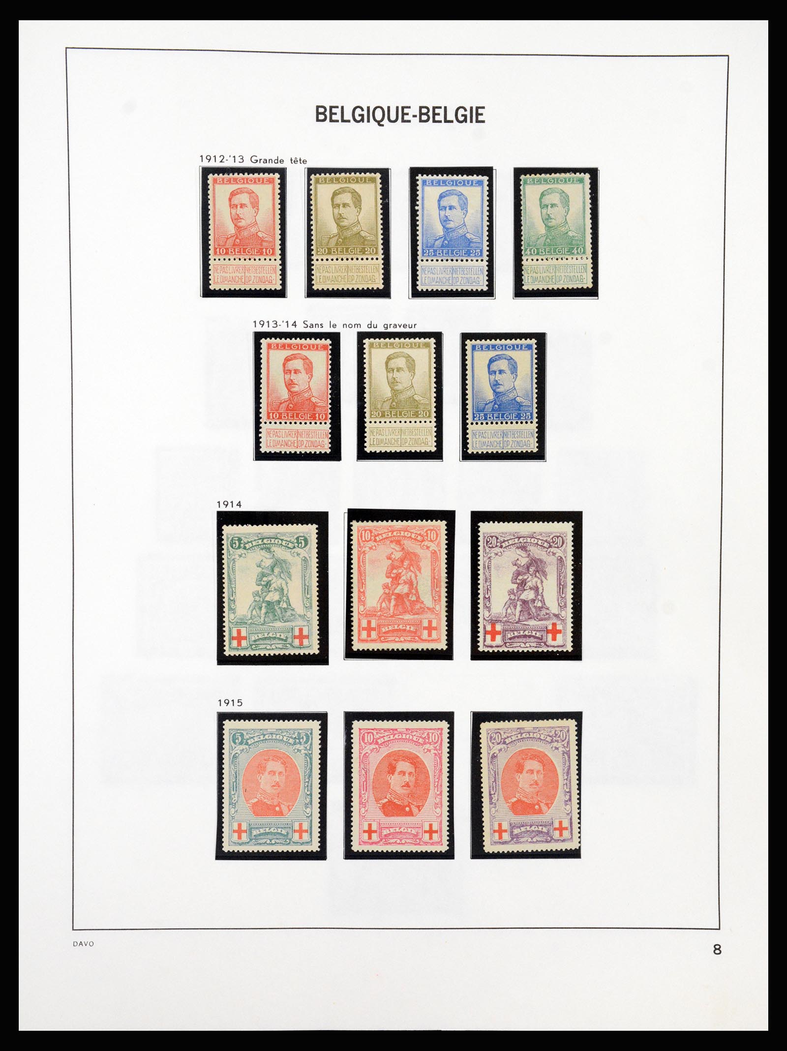 37189 008 - Stamp collection 37189 Belgium 1849-2006.