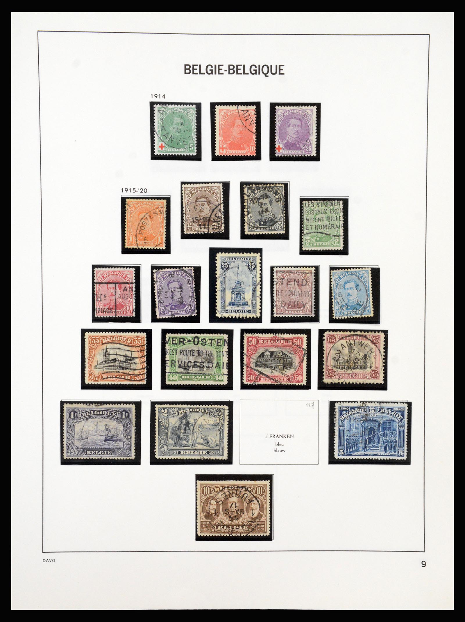 37189 009 - Stamp collection 37189 Belgium 1849-2006.