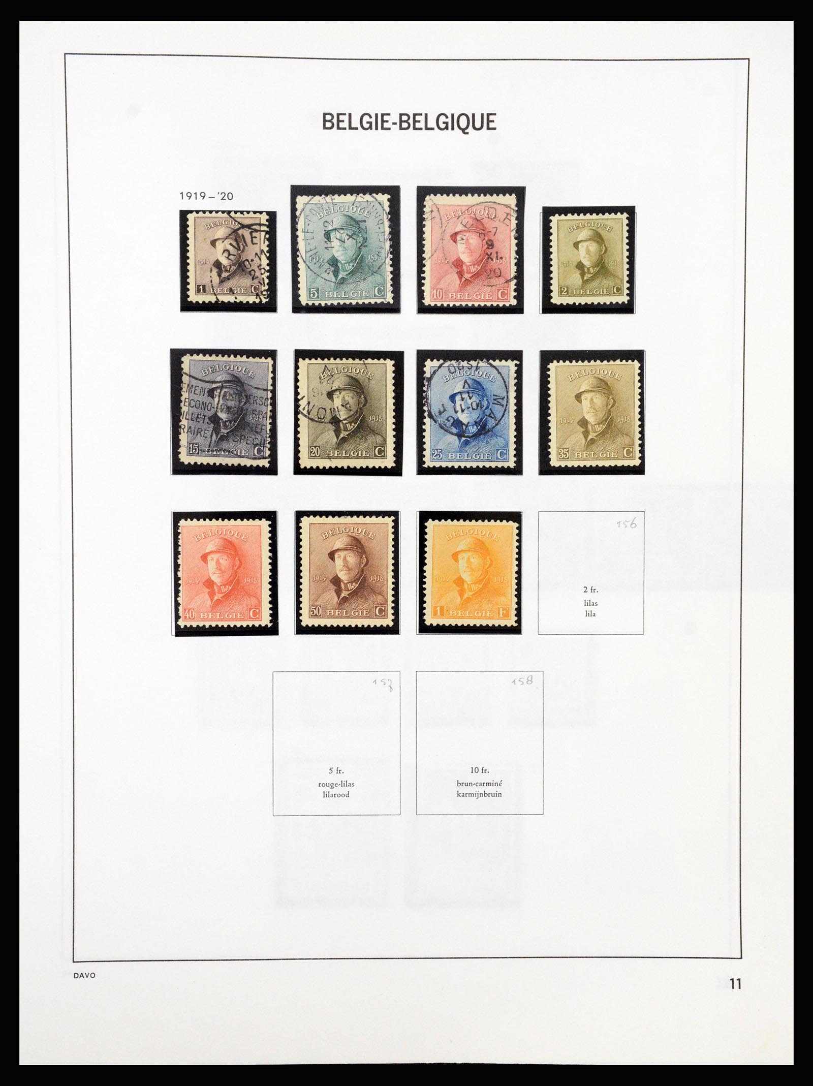 37189 011 - Stamp collection 37189 Belgium 1849-2006.