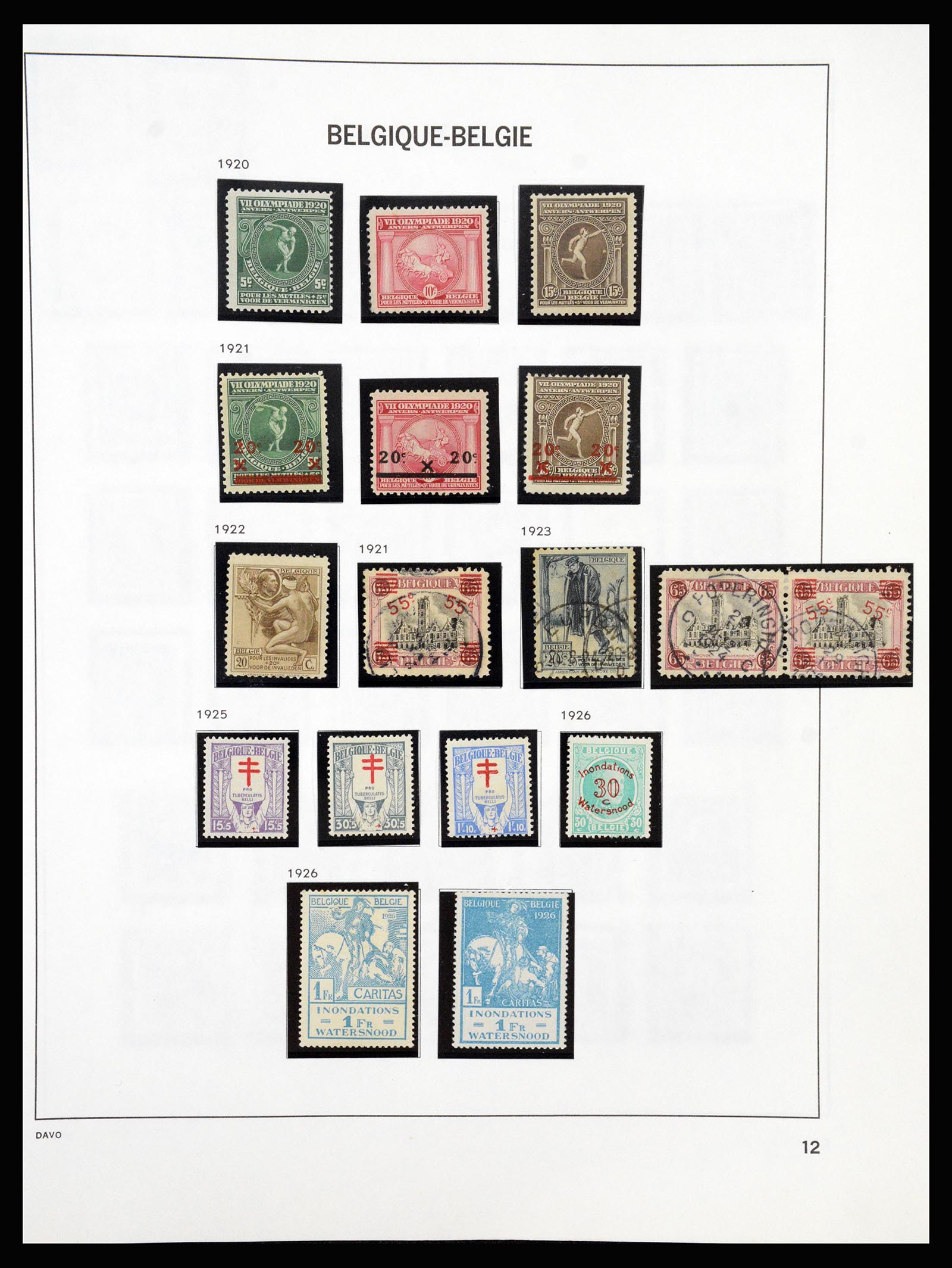 37189 012 - Stamp collection 37189 Belgium 1849-2006.