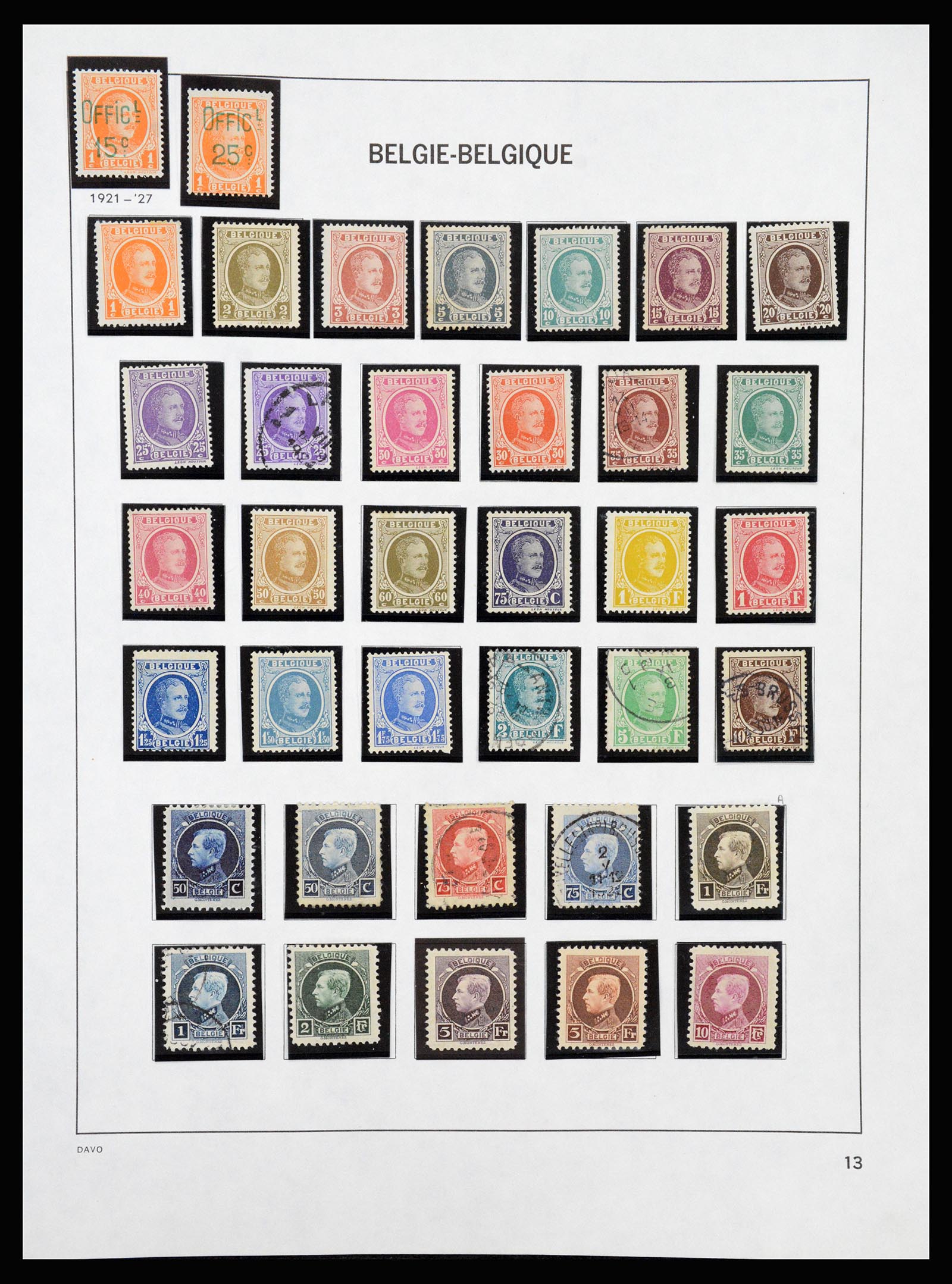 37189 013 - Stamp collection 37189 Belgium 1849-2006.