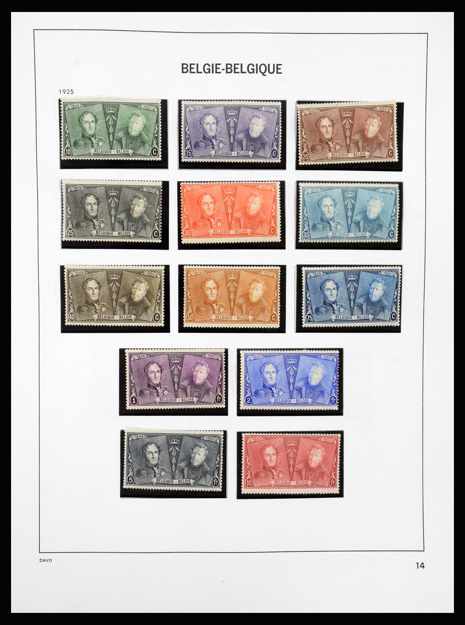 37189 014 - Stamp collection 37189 Belgium 1849-2006.