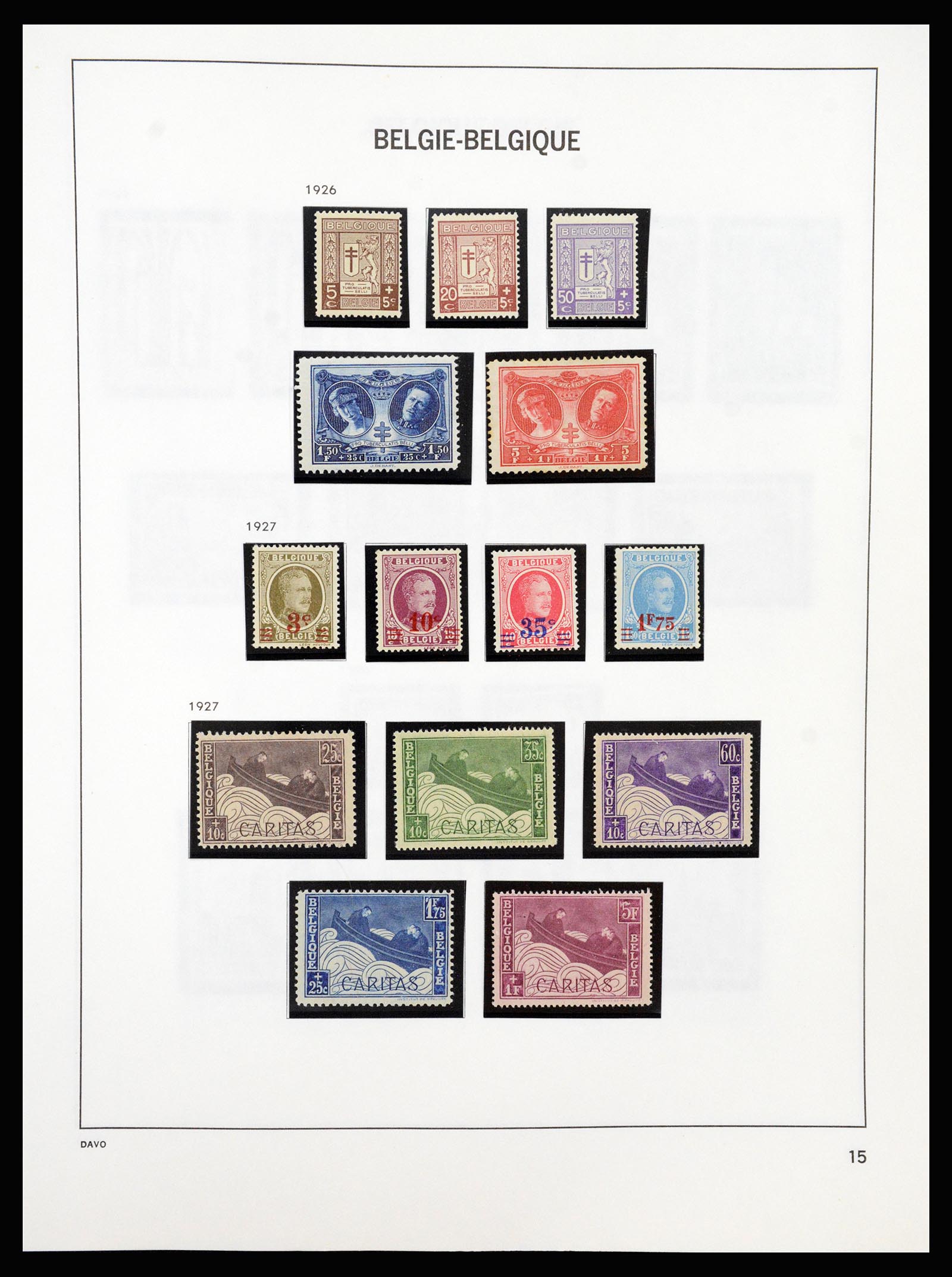 37189 015 - Stamp collection 37189 Belgium 1849-2006.