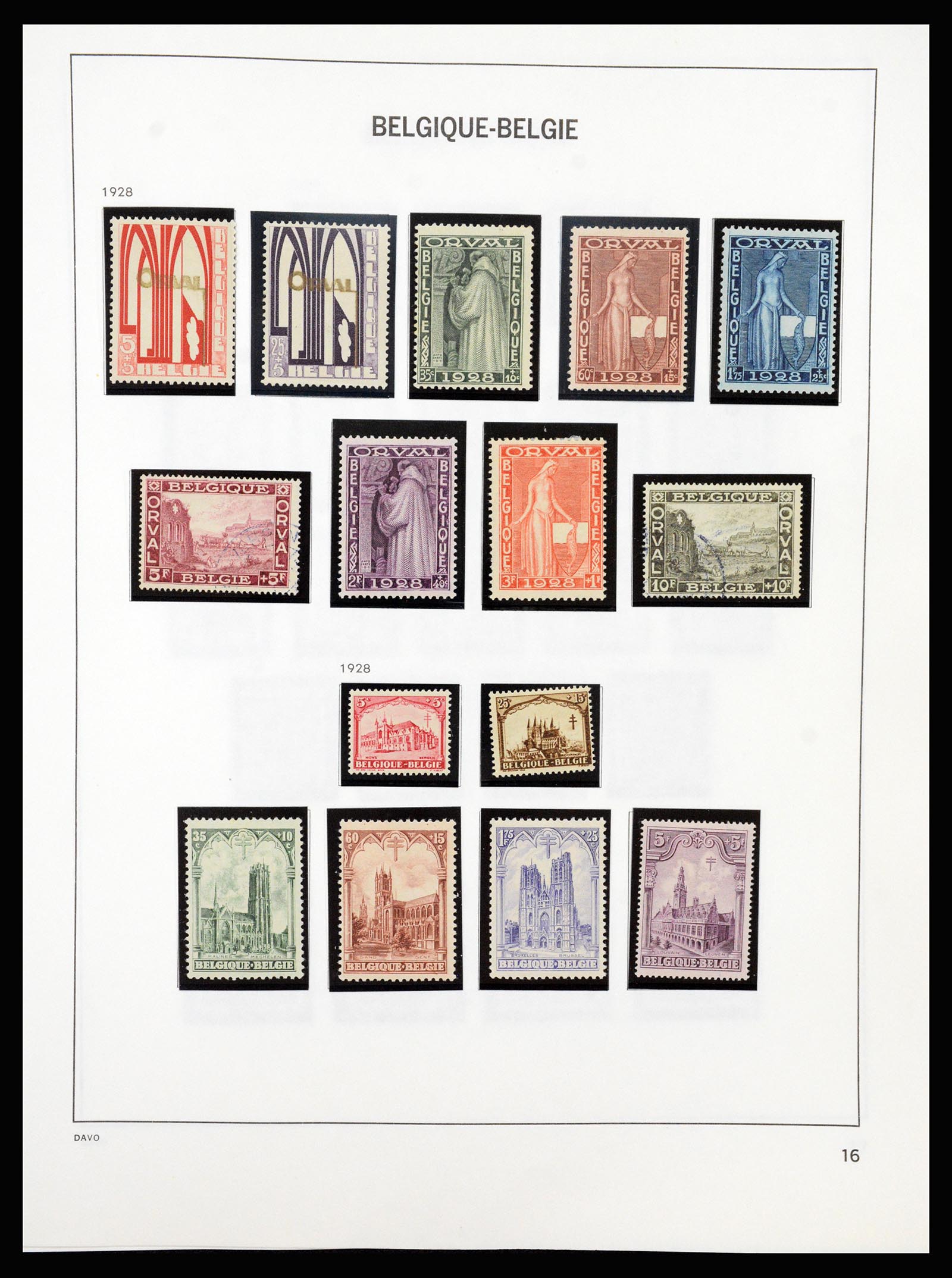 37189 016 - Stamp collection 37189 Belgium 1849-2006.