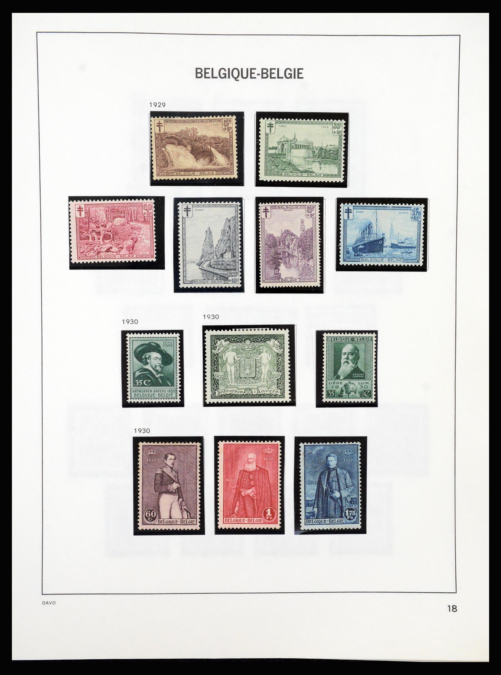 37189 018 - Postzegelverzameling 37189 België 1849-2006.