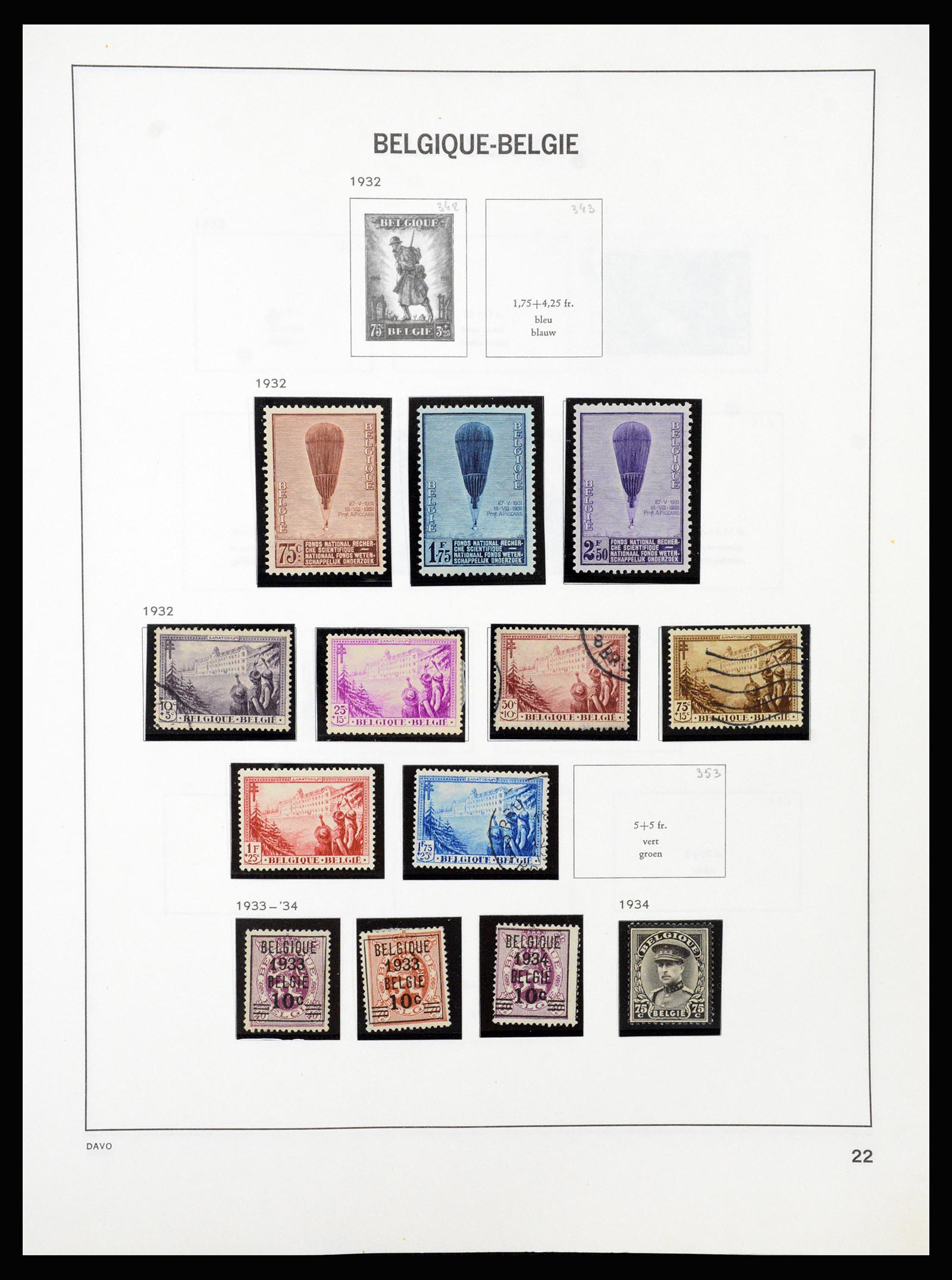 37189 022 - Stamp collection 37189 Belgium 1849-2006.