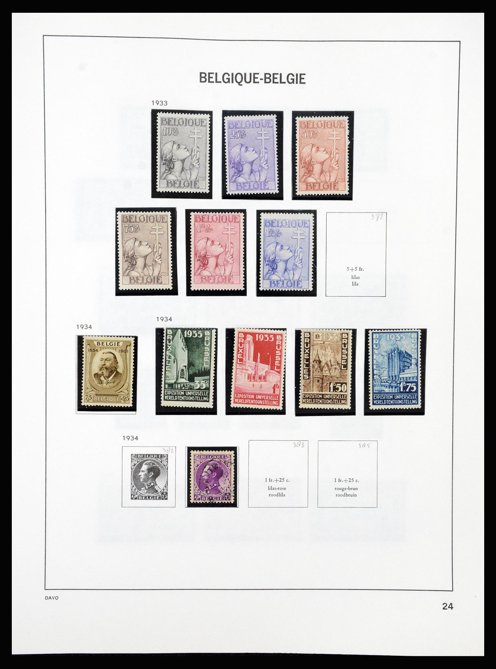 37189 023 - Stamp collection 37189 Belgium 1849-2006.