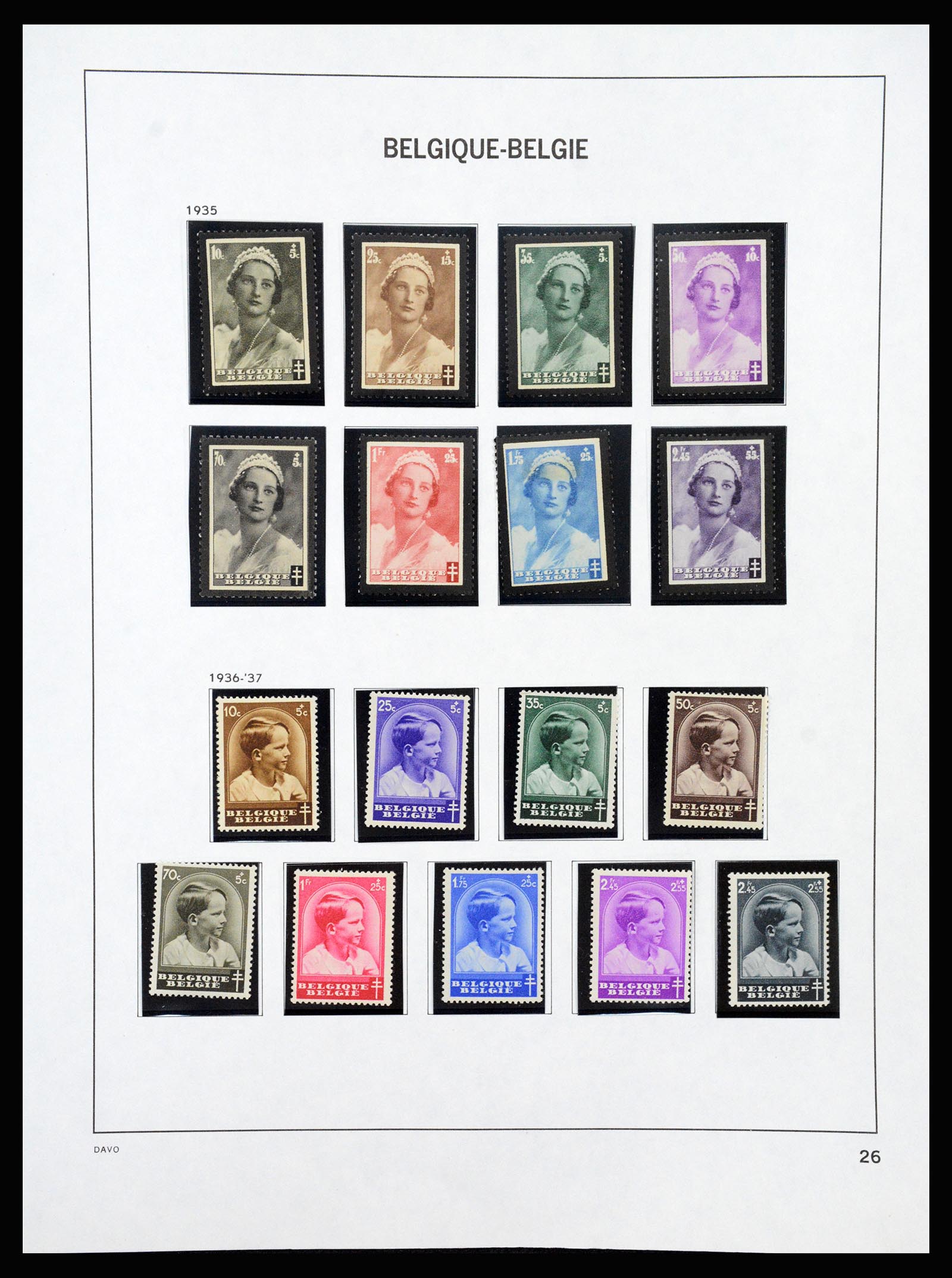 37189 025 - Stamp collection 37189 Belgium 1849-2006.