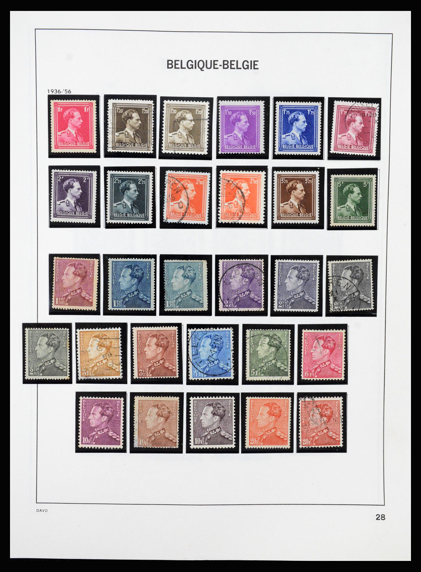 37189 027 - Stamp collection 37189 Belgium 1849-2006.