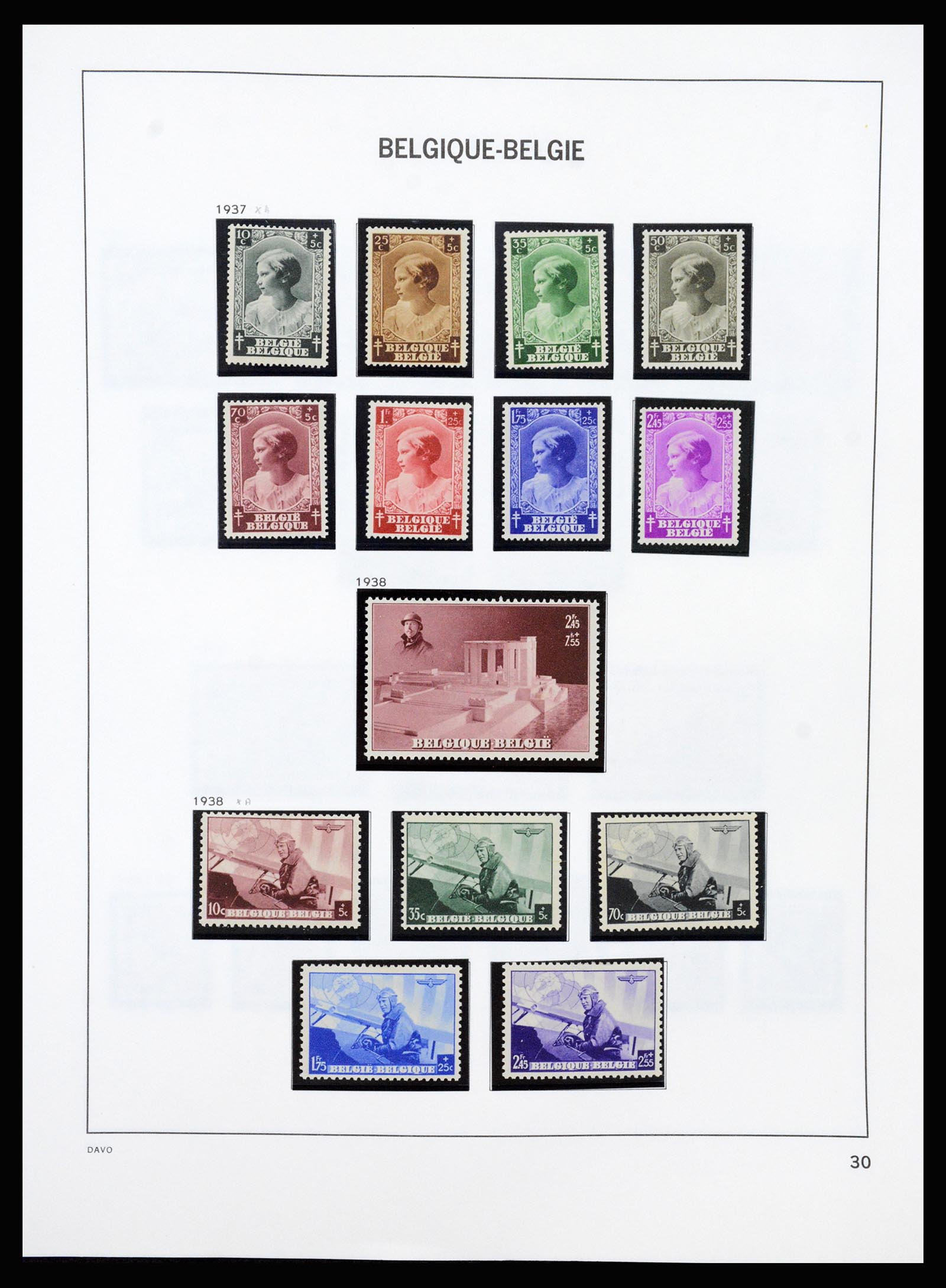 37189 030 - Stamp collection 37189 Belgium 1849-2006.