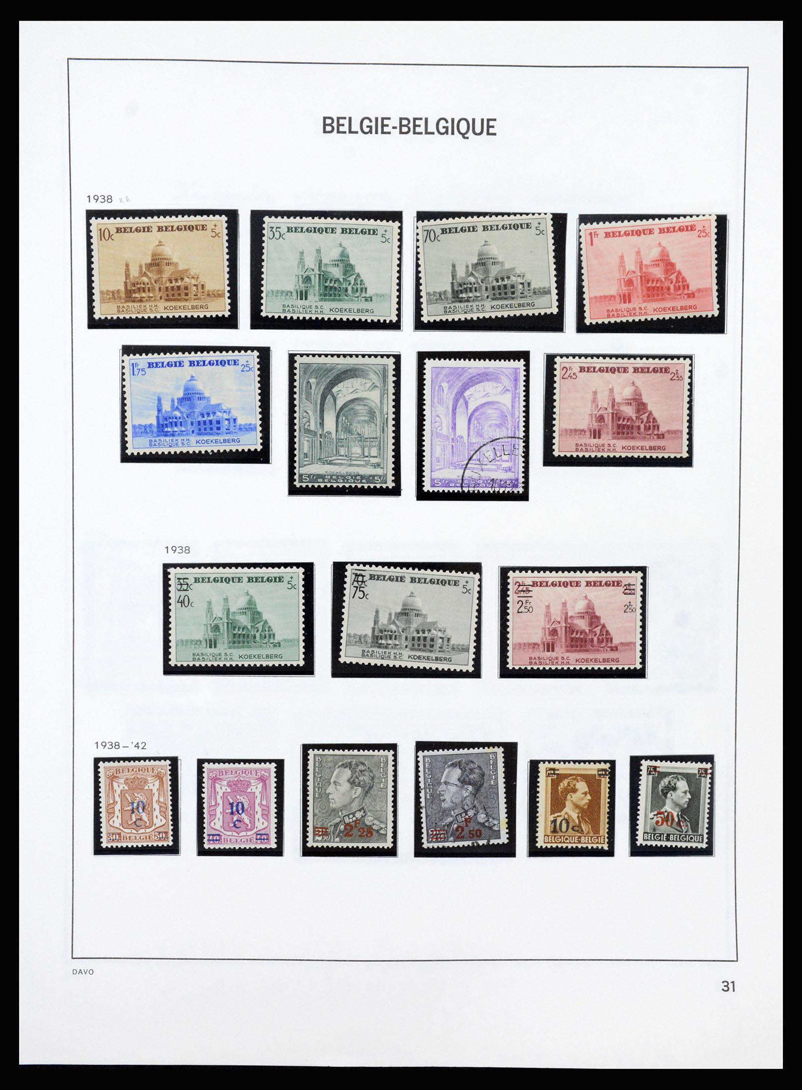 37189 031 - Stamp collection 37189 Belgium 1849-2006.