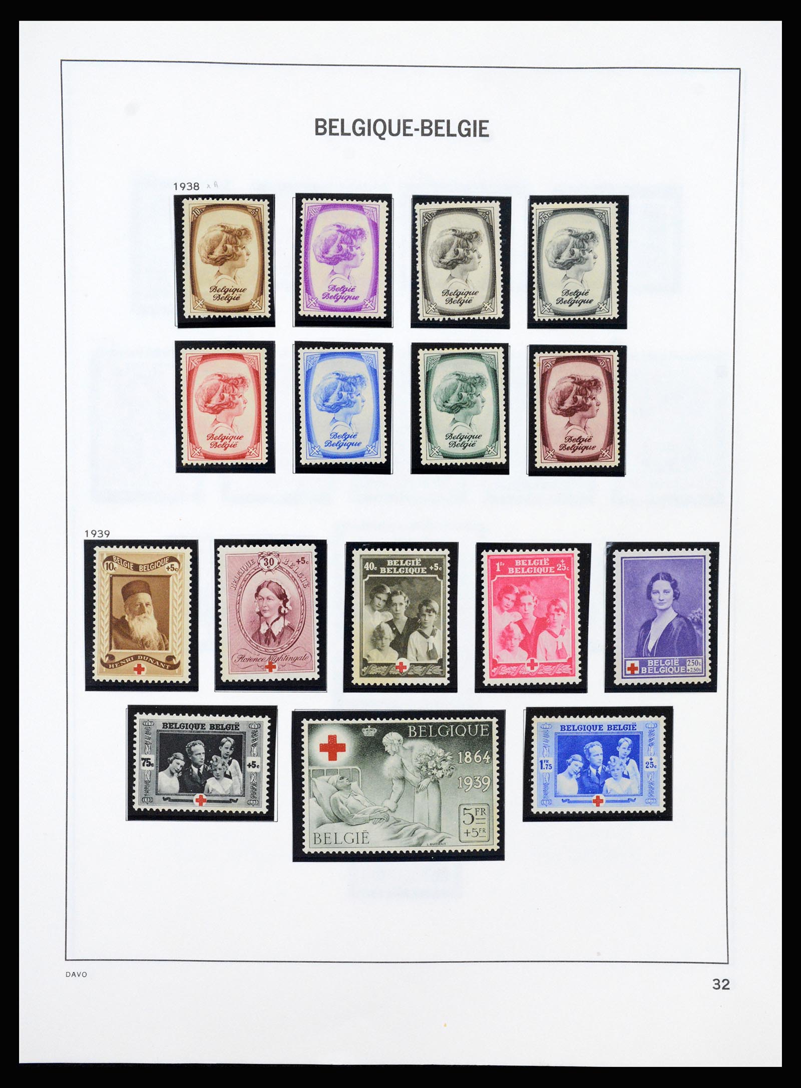 37189 032 - Stamp collection 37189 Belgium 1849-2006.