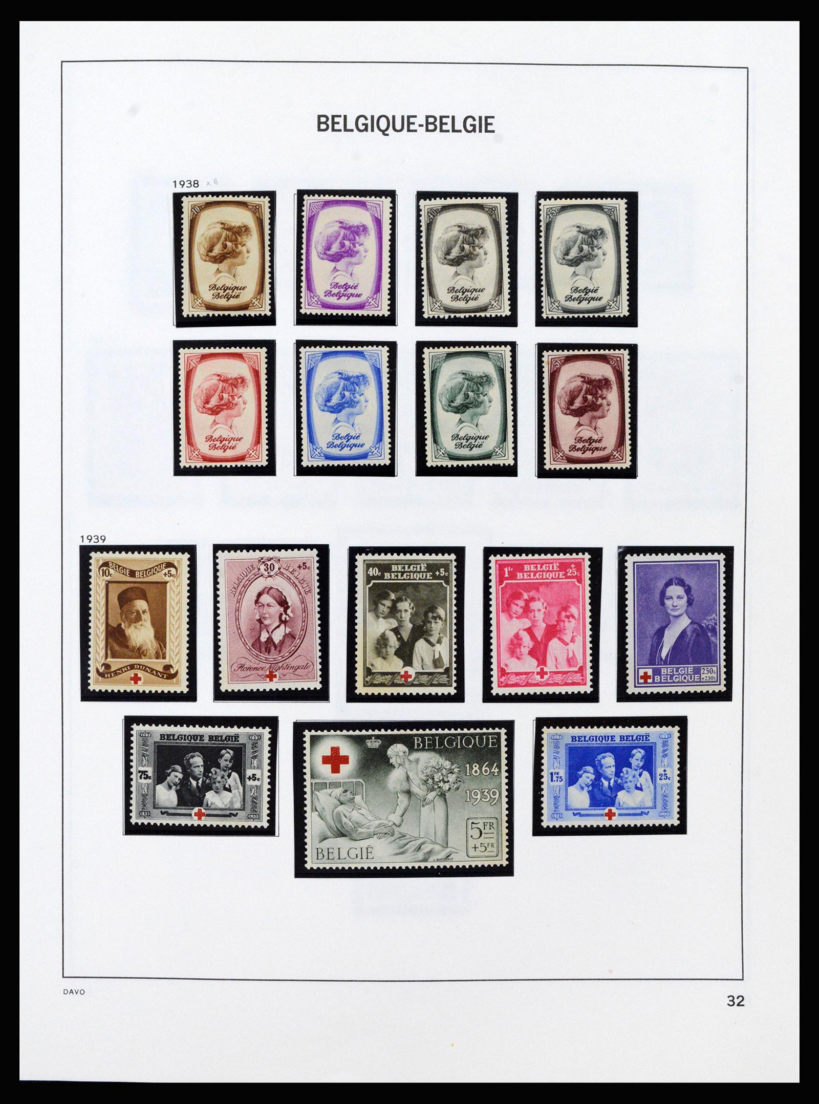 37189 033 - Stamp collection 37189 Belgium 1849-2006.