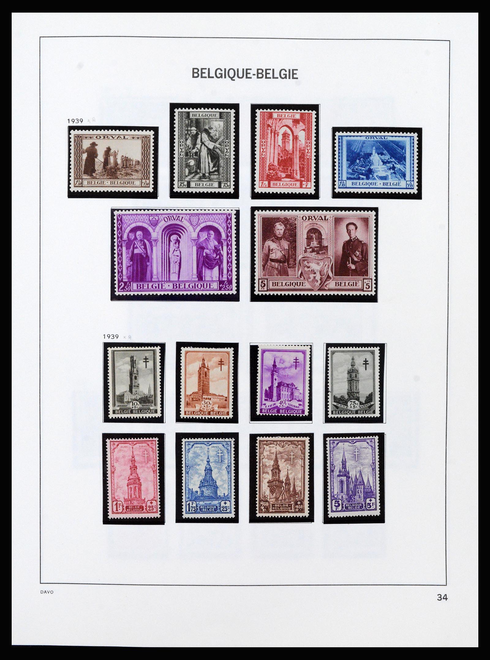 37189 035 - Stamp collection 37189 Belgium 1849-2006.