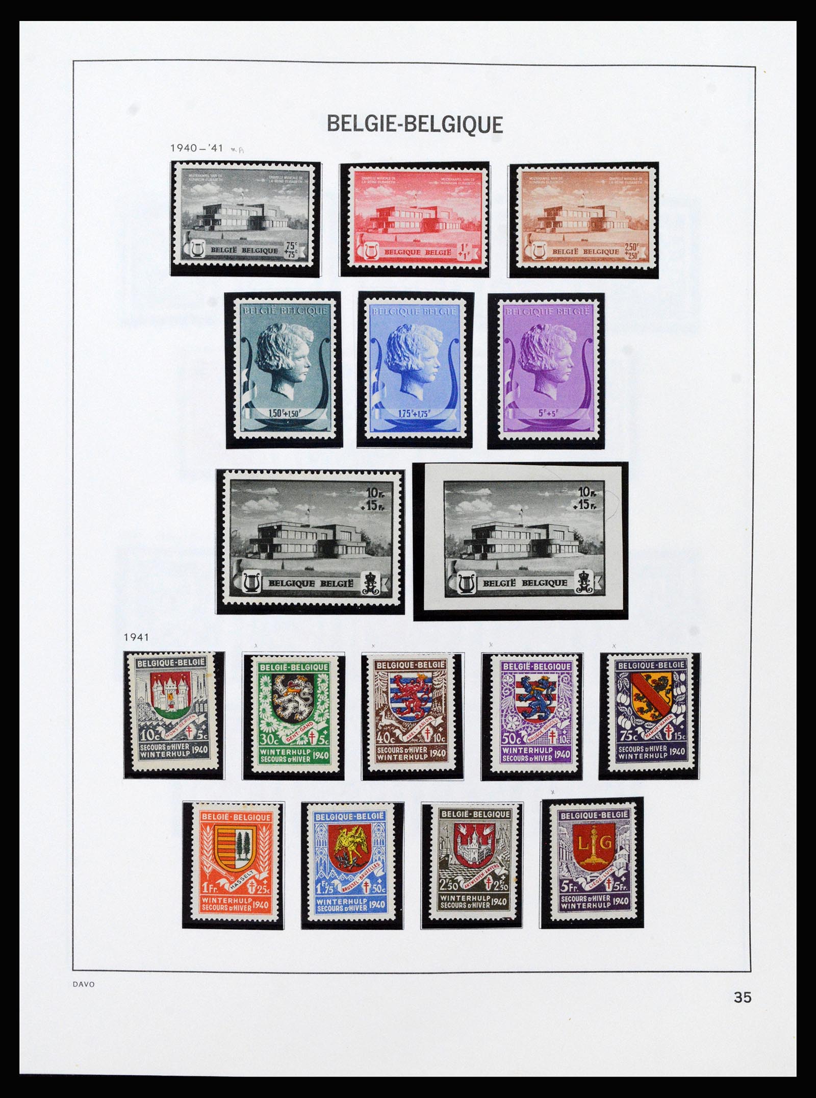 37189 036 - Stamp collection 37189 Belgium 1849-2006.